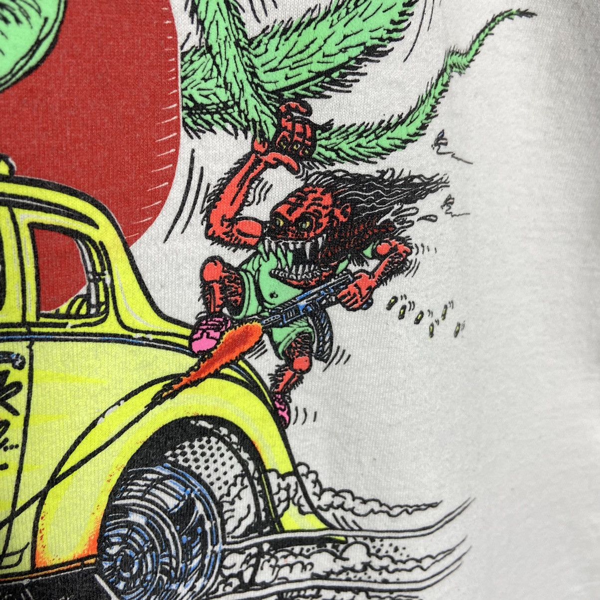 Band Tees × Vintage Vintage 90s Rat Fink Hot Rods ROTH T-Shirt Size US XL / EU 56 / 4 - 5 Thumbnail