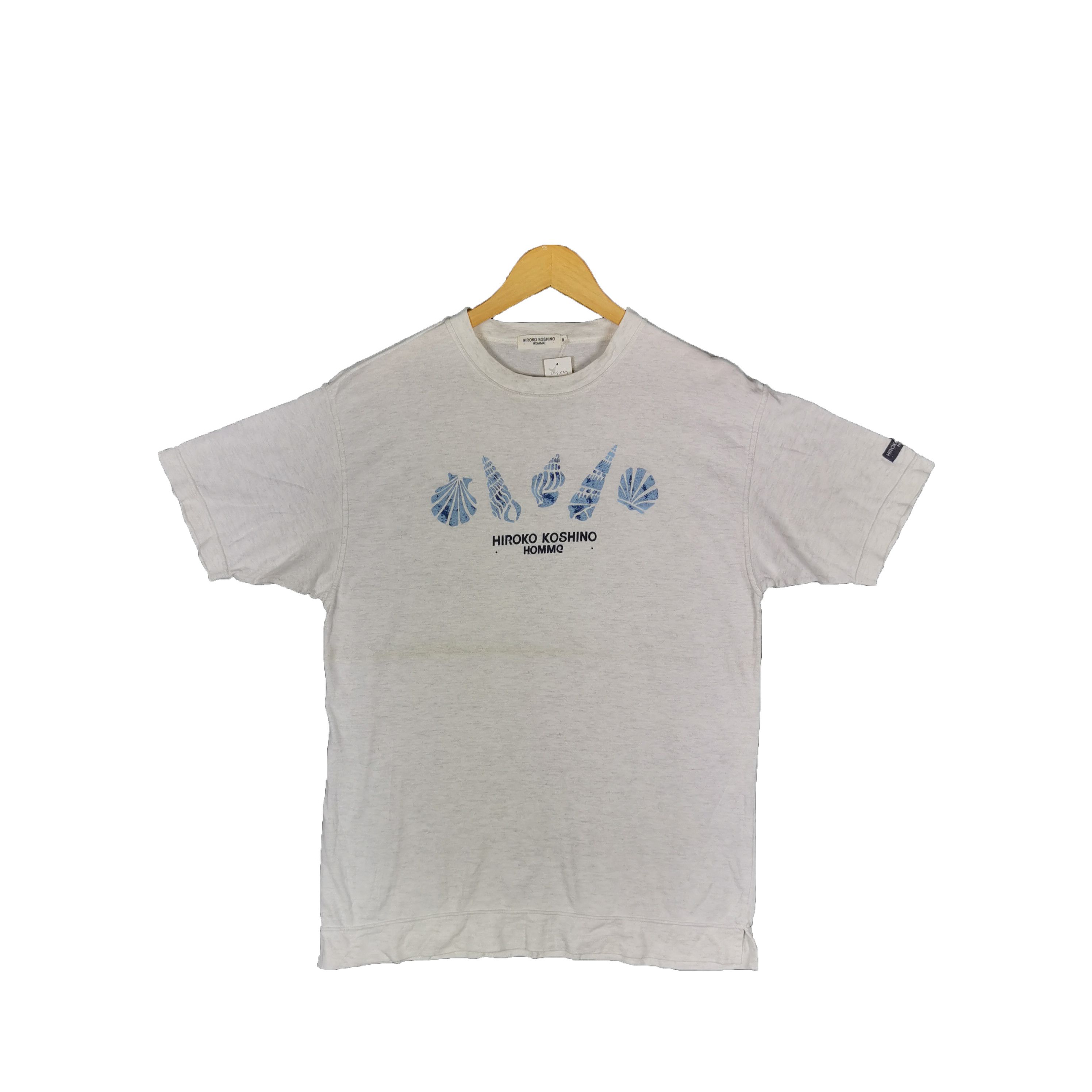 Hiroko Koshino Homme Vintage 90s Hiroko Koshino Homme T-shirt Japanese Crewneck Size US M / EU 48-50 / 2 - 1 Thumbnail