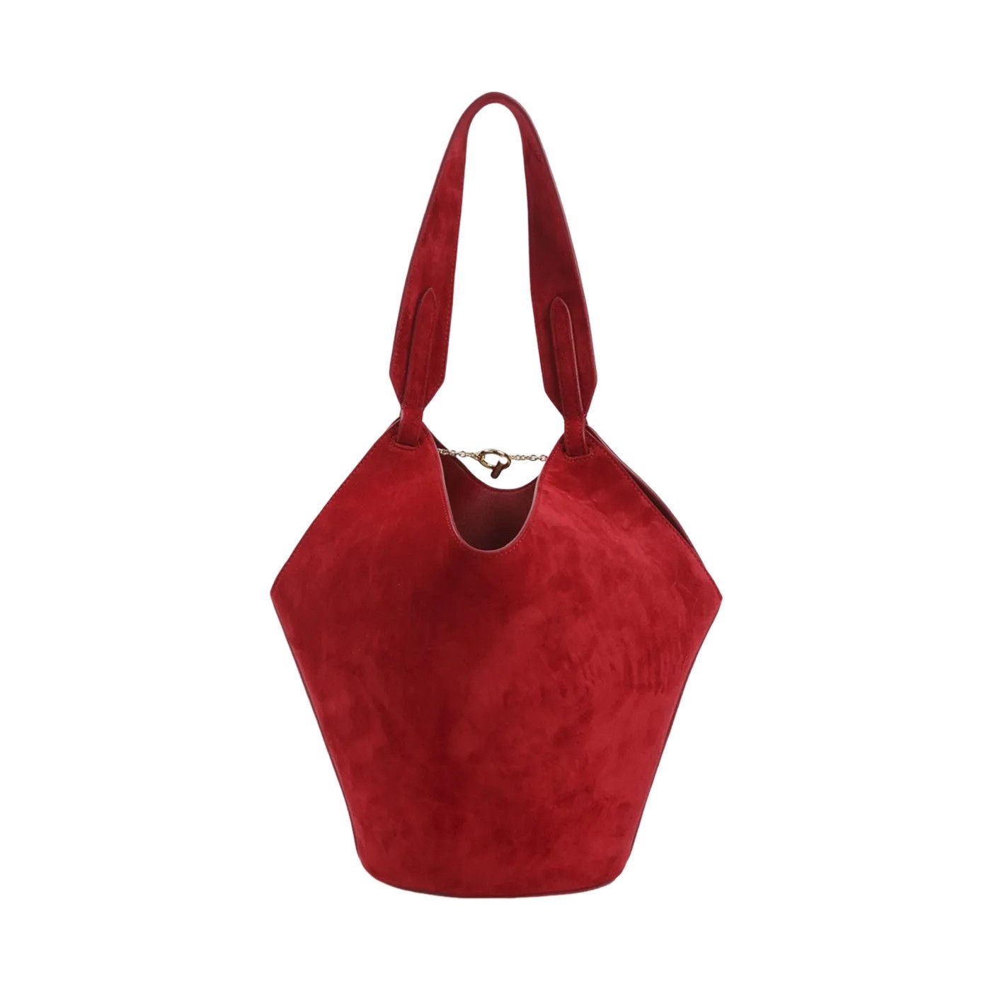 KHAITE KHAITE Lotus Mini Ruby Suede Tote Bag New & Authentic Size ONE SIZE - 2 Thumbnail