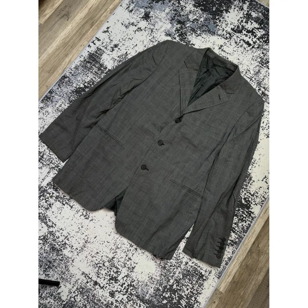 Gucci Gucci Suit Jacket Grey Size 54 fit XL Size US XL / EU 56 / 4 - 2 Thumbnail