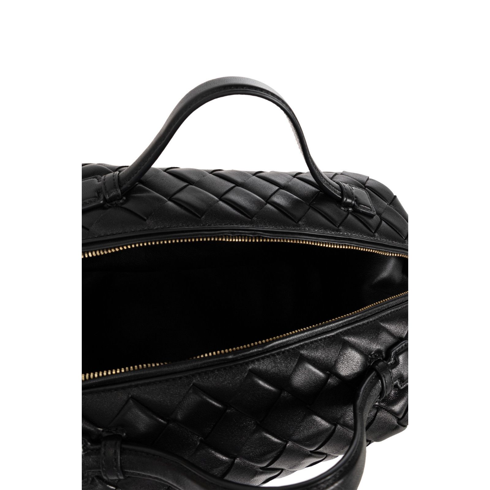 Bottega Veneta BOTTEGA VENETA Black Intrecciato Leather Top Handle Bag New Size ONE SIZE - 4 Thumbnail