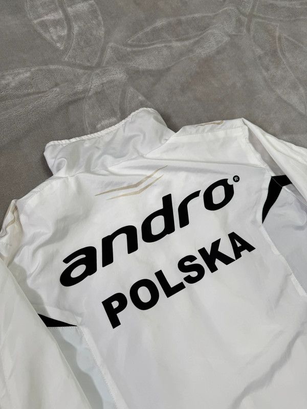 Sports Specialties × Vintage Andro Polska table tennis M sports jacket white Poland Size US M / EU 48-50 / 2 - 6 Thumbnail