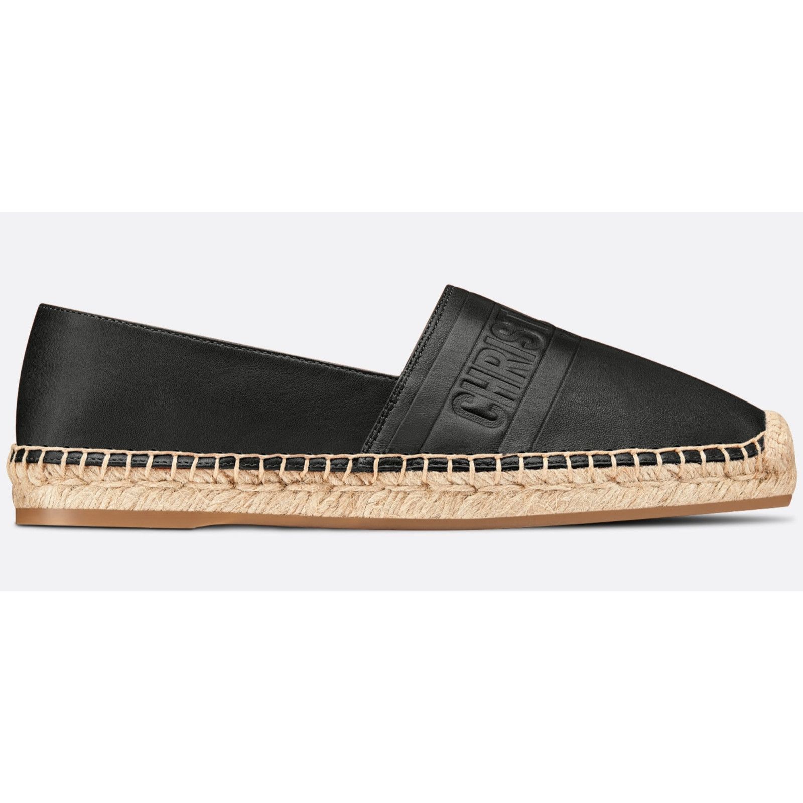 Dior Granville Lambskin Logo Slip Embroidered Espadrille Flat 35 Size US 5 / IT 35 - 2 Thumbnail