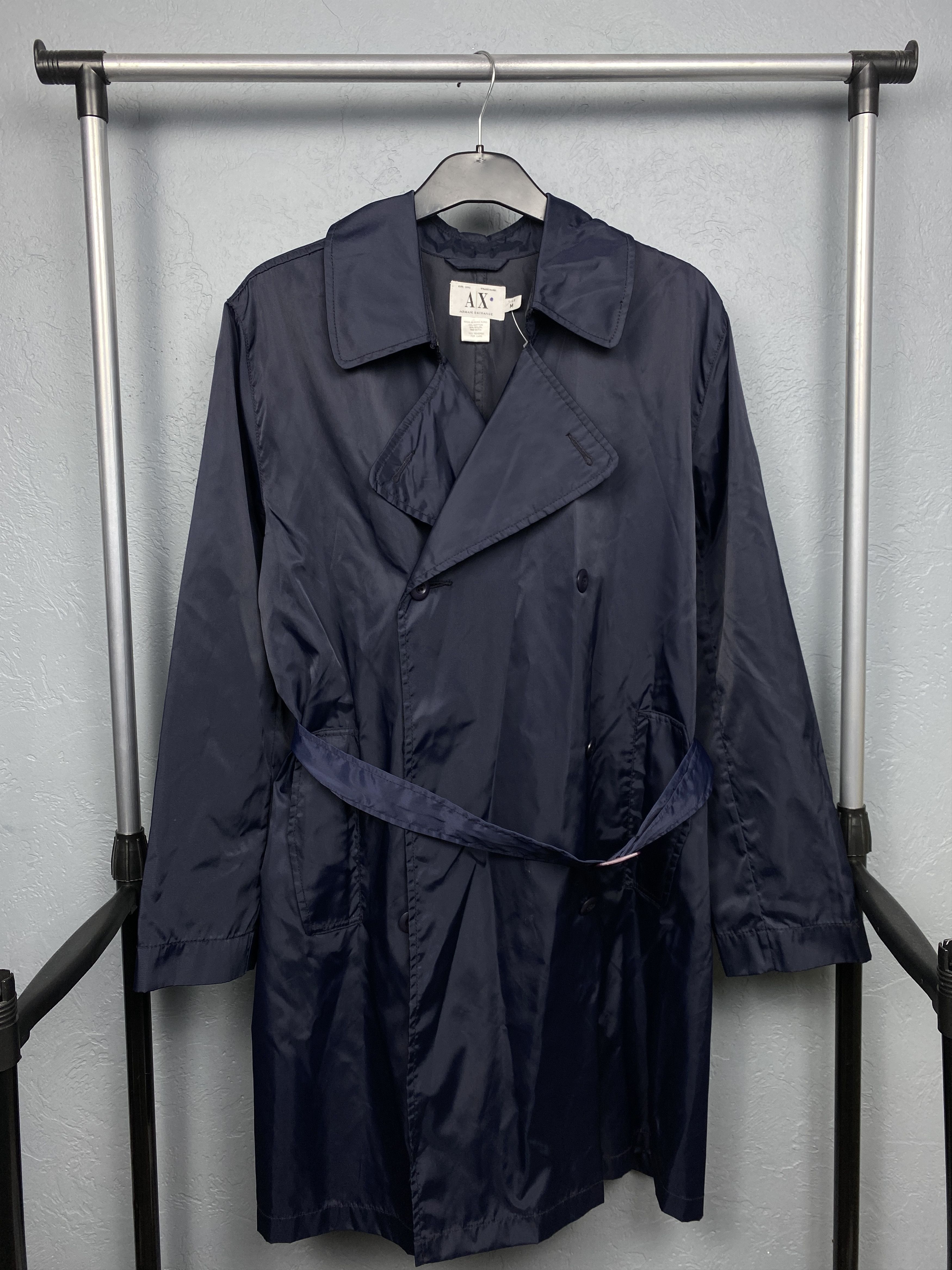 Armani Exchange Armani Exchange Vintage Double Breasted Trench Coat Size US M / EU 48-50 / 2 - 3 Thumbnail