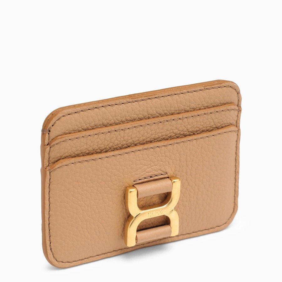 o1d2blof0824 Size : OS / Leather Card Holder in Beige