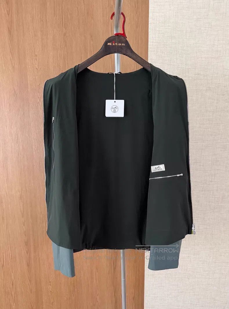 Hermes Hermes Autumn and Spring Hooded Jacket Size US M / EU 48-50 / 2 - 6 Thumbnail