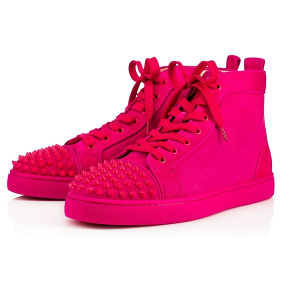 Christian Louboutin o1s1wg110924 Lou Spikes Flats in Pink Size US 9 / IT 39 - 1 Preview