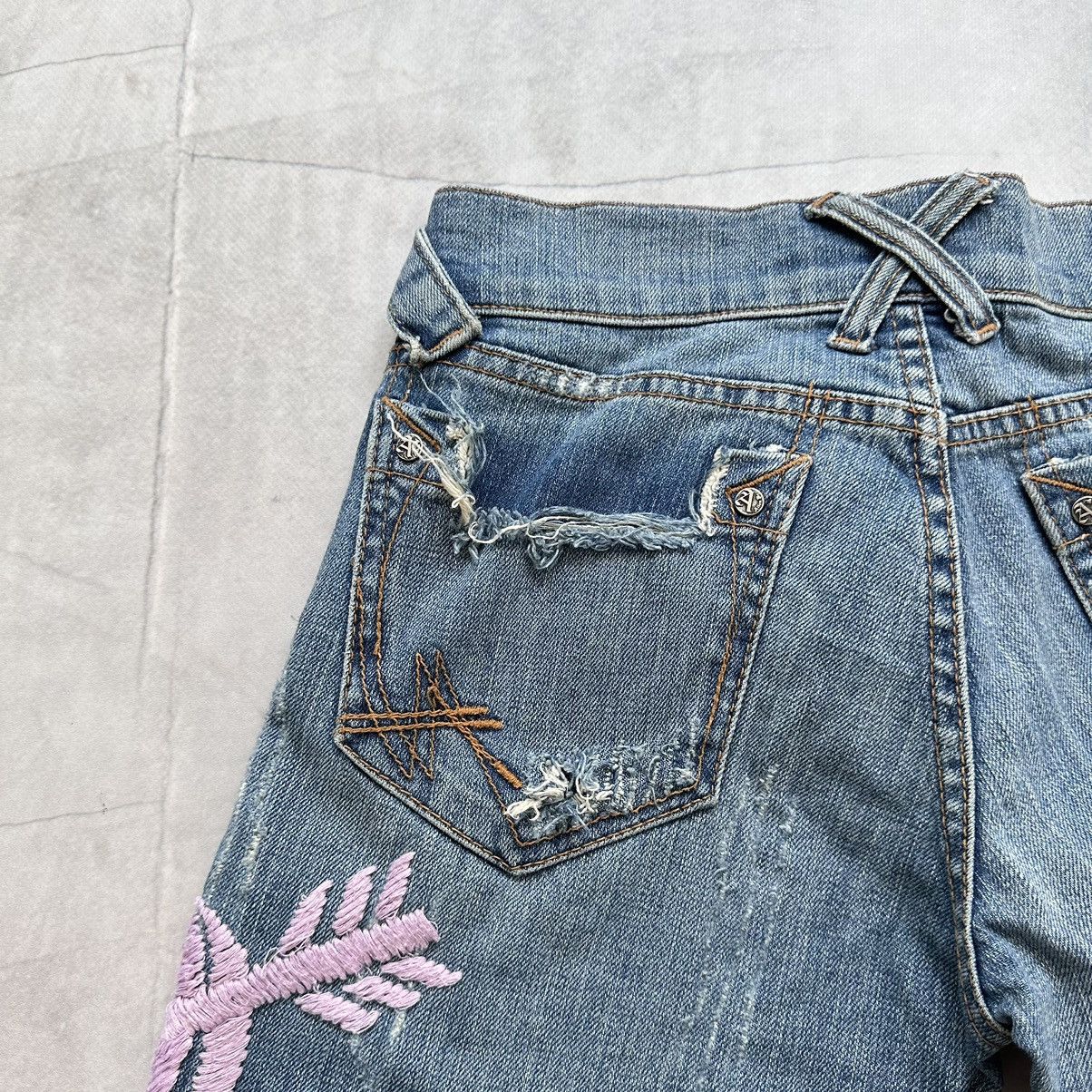 Hysteric Glamour × Undercover Y2K Allen B Hysteric Glamour Style Punk Jeans Ed Hardy Vibe Size 25" / US 0 / IT 36 - 14 Thumbnail