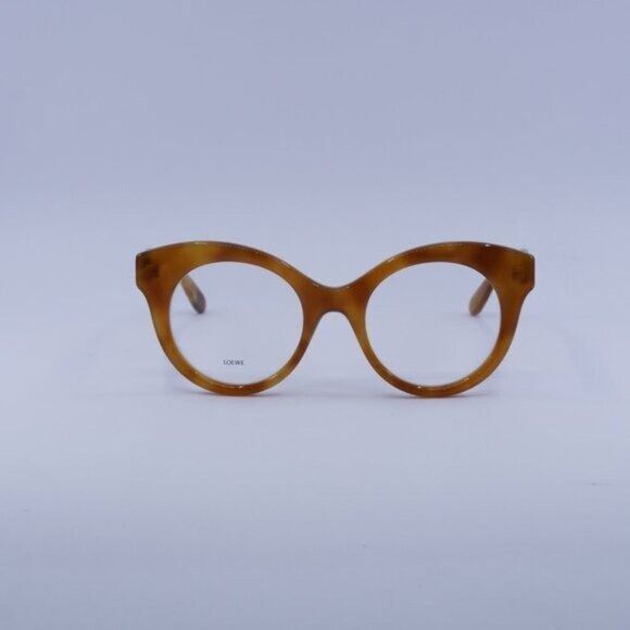 Loewe Loewe LW50074I 053 Eyeglasses Blonde Havana 50mm Cat Eye Size ONE SIZE - 2 Thumbnail