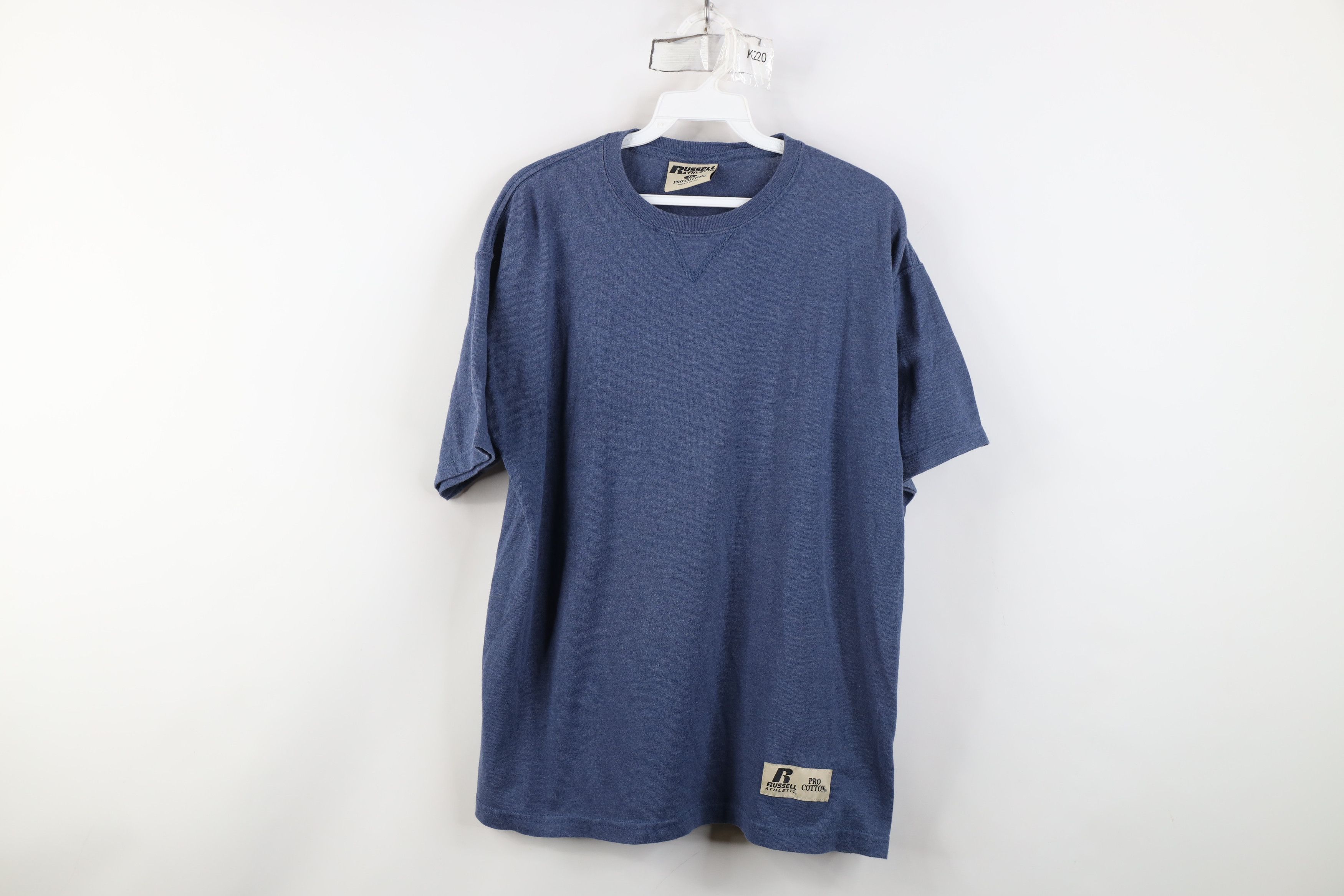 Russell Athletic Vintage 90s Y2K Russell Athletic Short Sleeve T-Shirt Blue Size US M / EU 48-50 / 2 - 1 Thumbnail