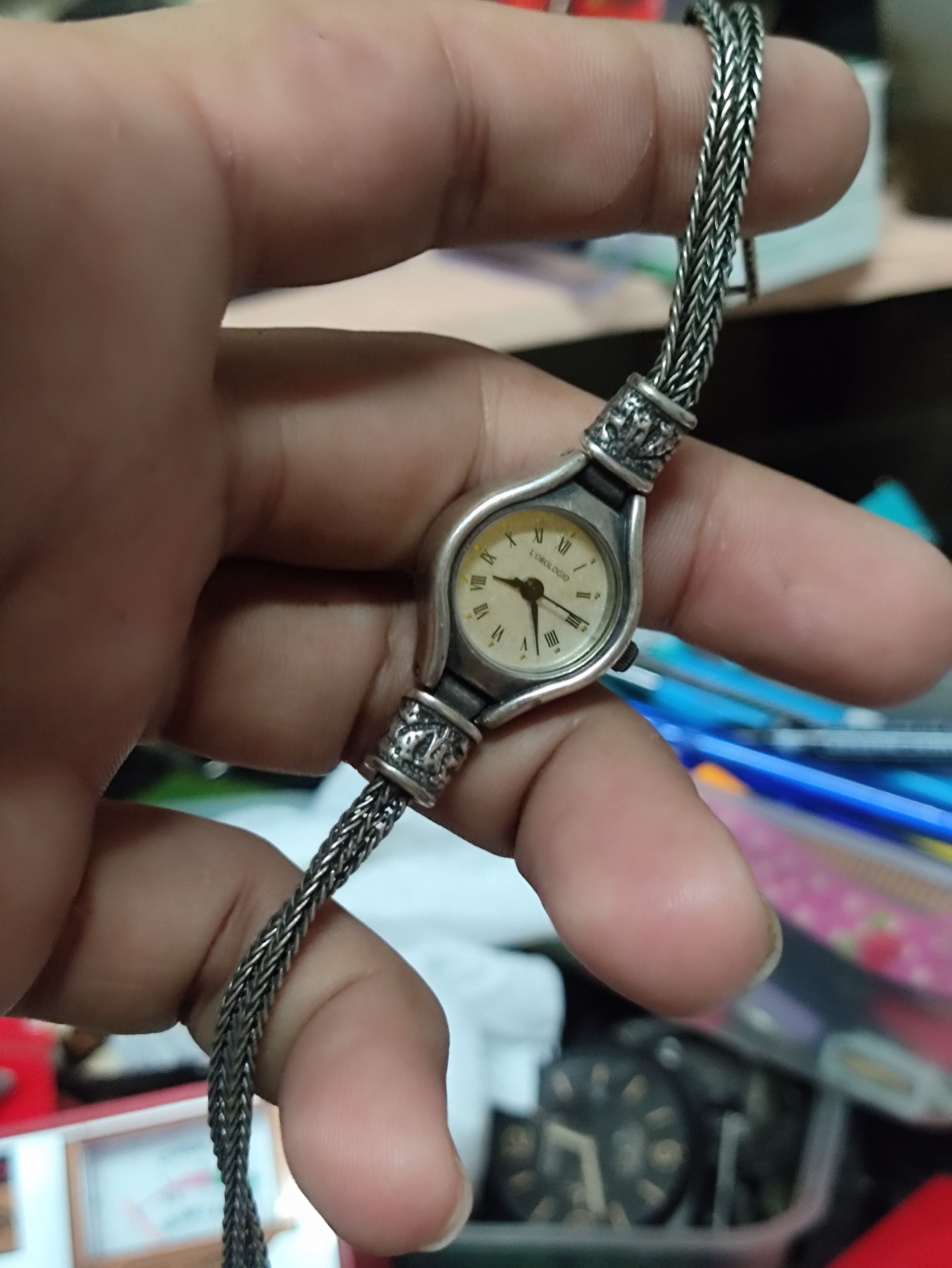 Japanese Brand L'OROLOGIO VINTAGE BRACELET WATCH JAPAN PARTS Size ONE SIZE - 6 Thumbnail