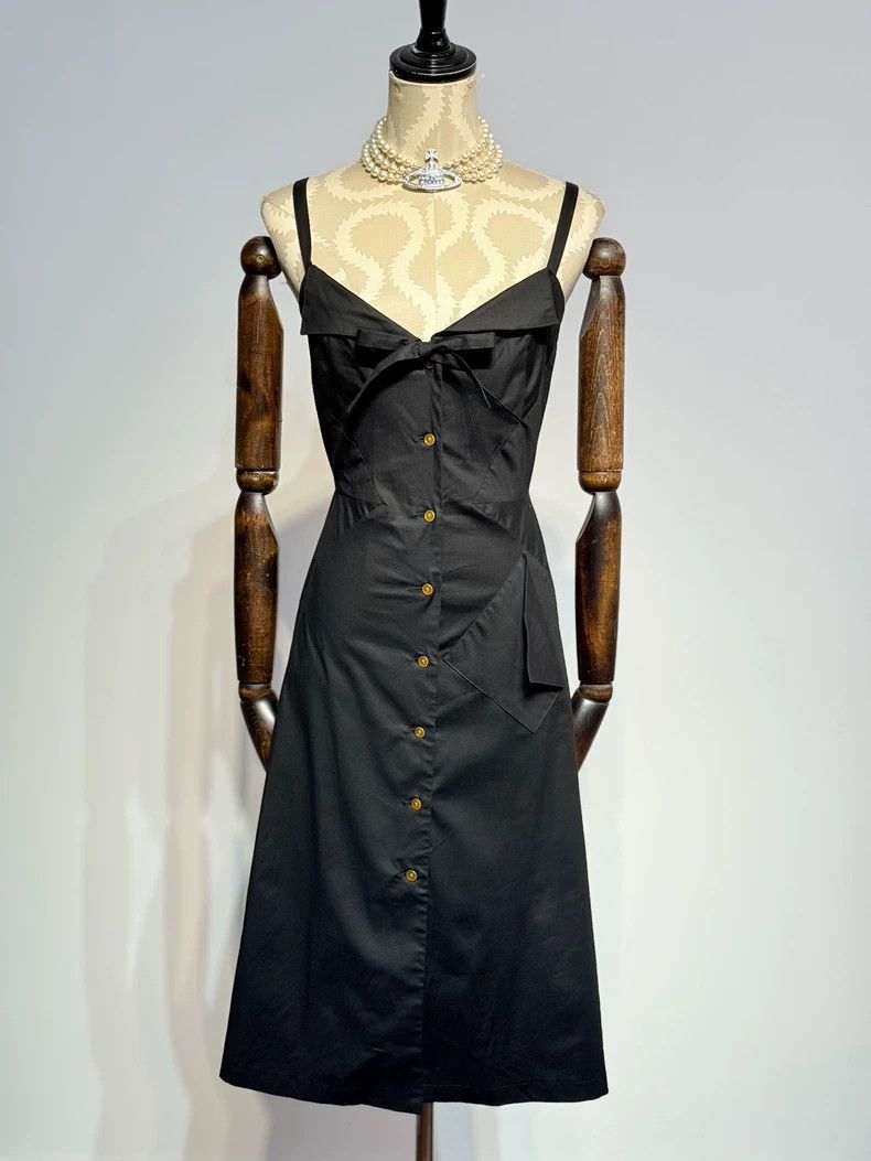 Vivienne Westwood Vivienne Westwood Mid-century dress with folded collar and Size S / US 4 / IT 40 - 7 Thumbnail