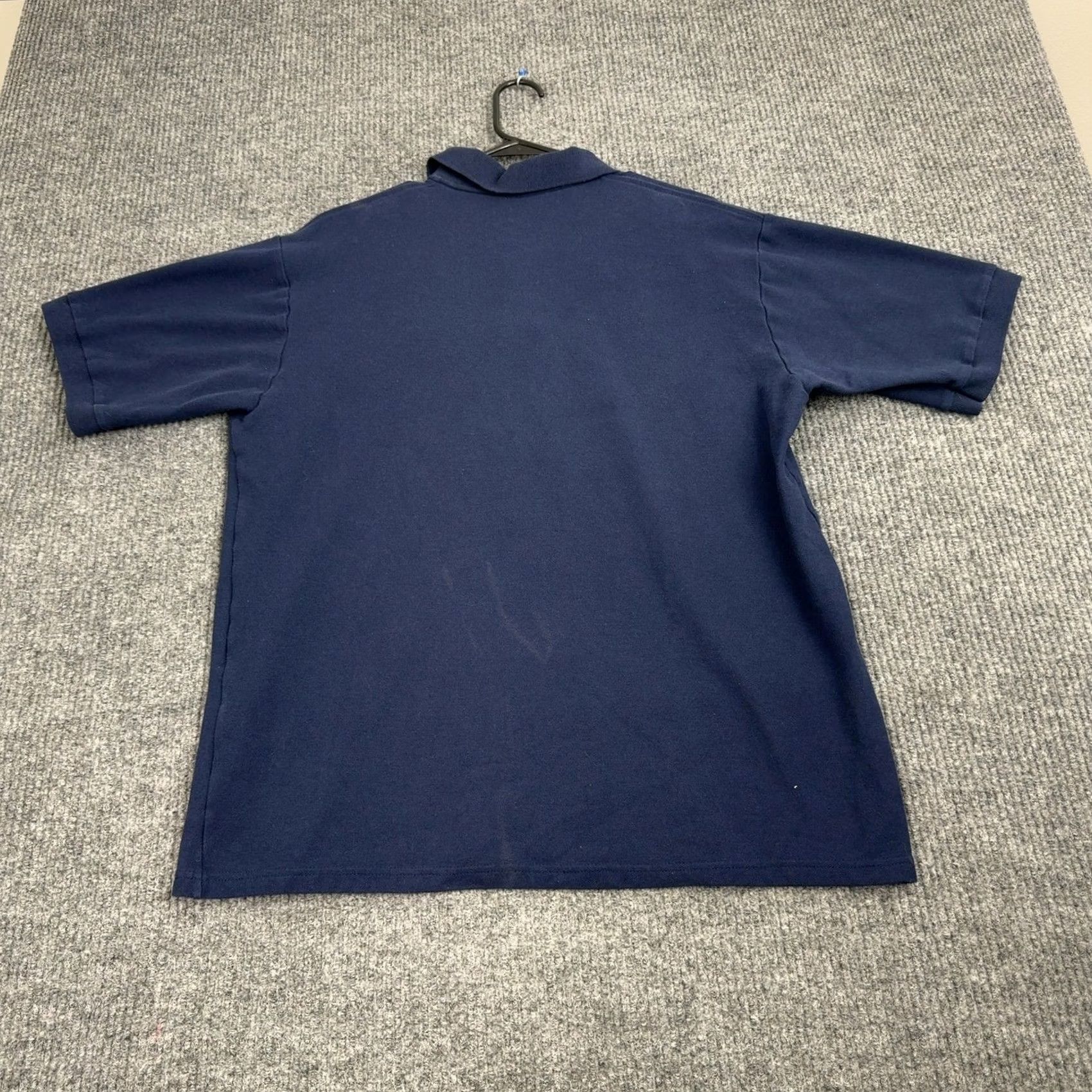 Vintage VINTAGE Union Line Polo Mens XL Navy Chicago Fire Fighters Union Local 2 Embroidered Logo Solid Knit Cotton Shirt Size US XL / EU 56 / 4 - 6 Thumbnail