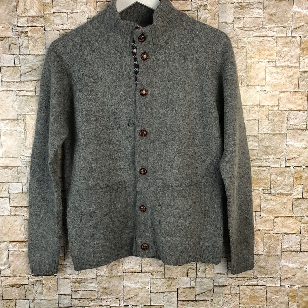 Japanese Brand × Takeo Kikuchi TK takeo kikuchi japan Grey Cardigan Knitwear #A1093 Size US S / EU 44-46 / 1 - 3 Thumbnail