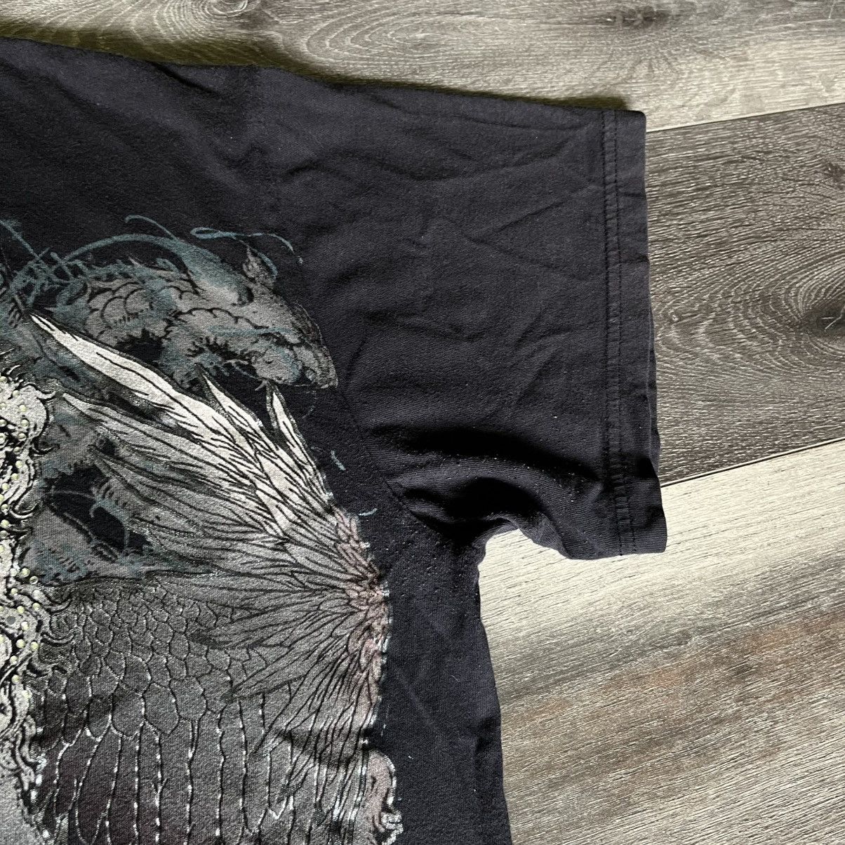 Affliction Vintage 2000s Royal Blood Affliction Style Studded Tee Shirt Size US XXL / EU 58 / 5 - 8 Thumbnail