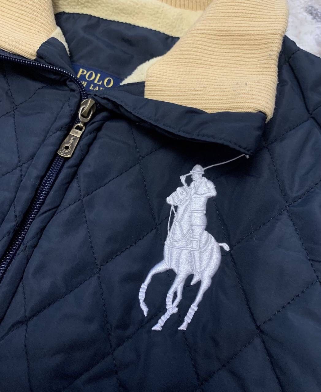 Polo Ralph Lauren × RRL Ralph Lauren × Rugby Ralph Lauren Vintage Polo Ralph Lauren RRL Rugby Bomber Jacket Big Pony Size US S / EU 44-46 / 1 - 2 Thumbnail