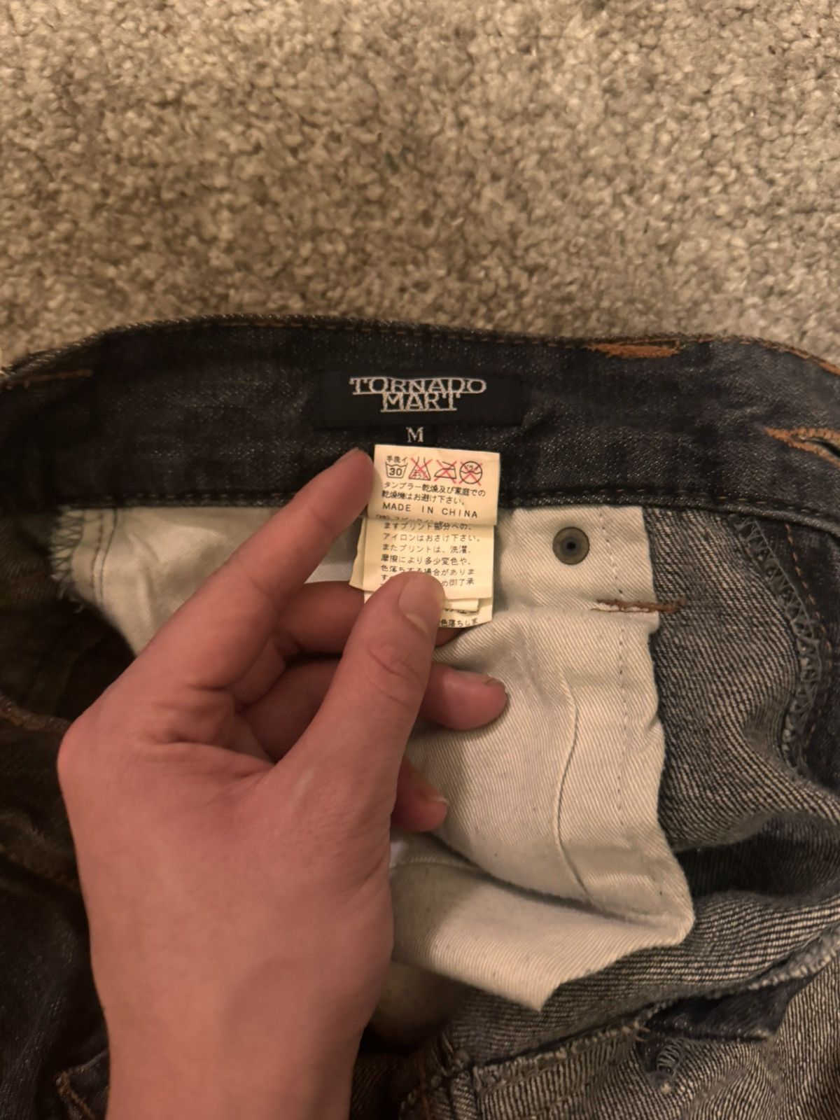Tornado Mart Tornado Mart Tribal Denim Size US 32 / EU 48 - 7 Thumbnail