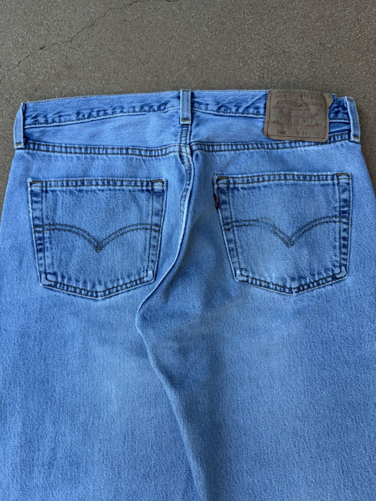 Levi's Vintage 90s Levi’s 501xx Buttonfly Straight Leg Jeans 33x29 Size US 33 - 7 Thumbnail
