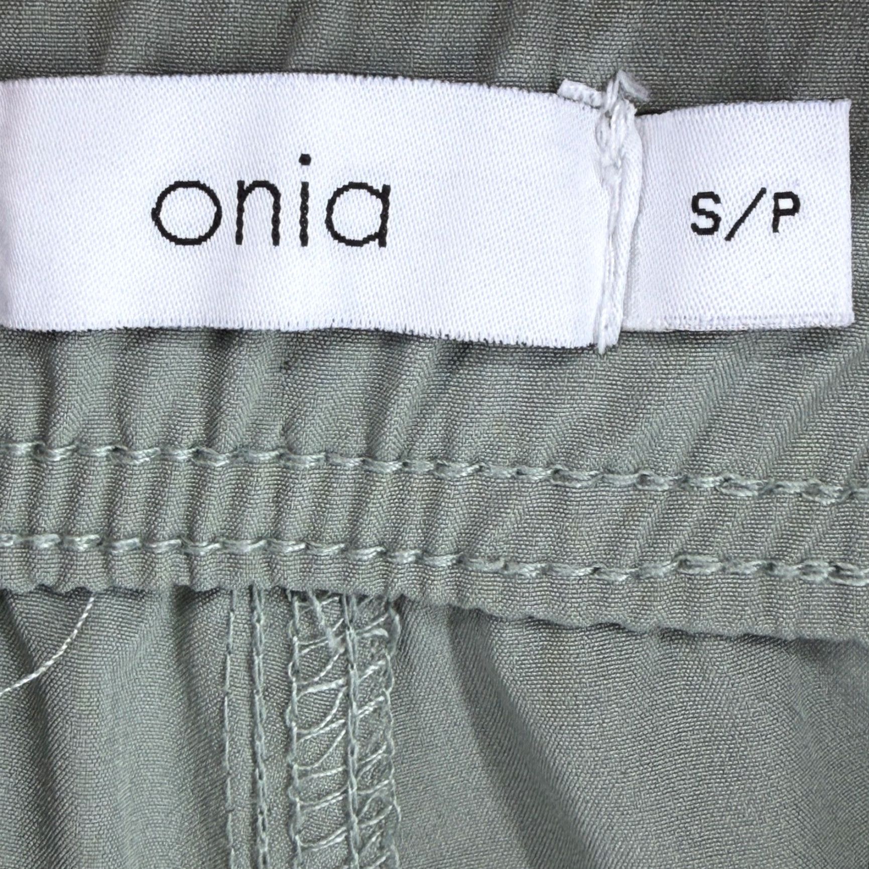 Onia Onia Mens Sage Green Hybrid Shorts Size S Inseam 5in Quick Dry Stretch Beach Casual Travel Size US 30 / EU 46 - 4 Thumbnail
