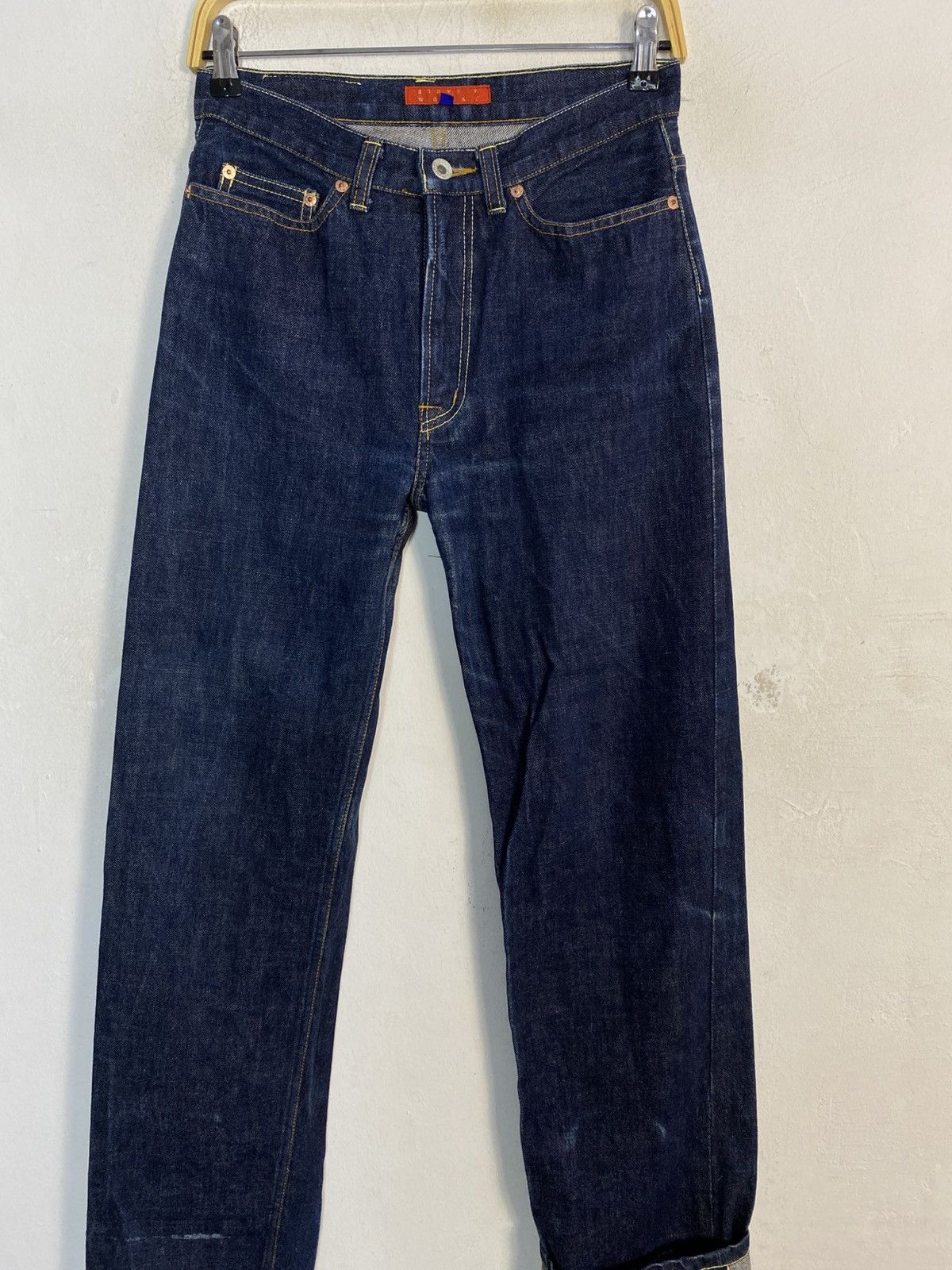 Other Miracle Woman Japan Selvedge Indigo Denim Jeans Straight Cut Size US 28 / EU 44 - 3 Thumbnail