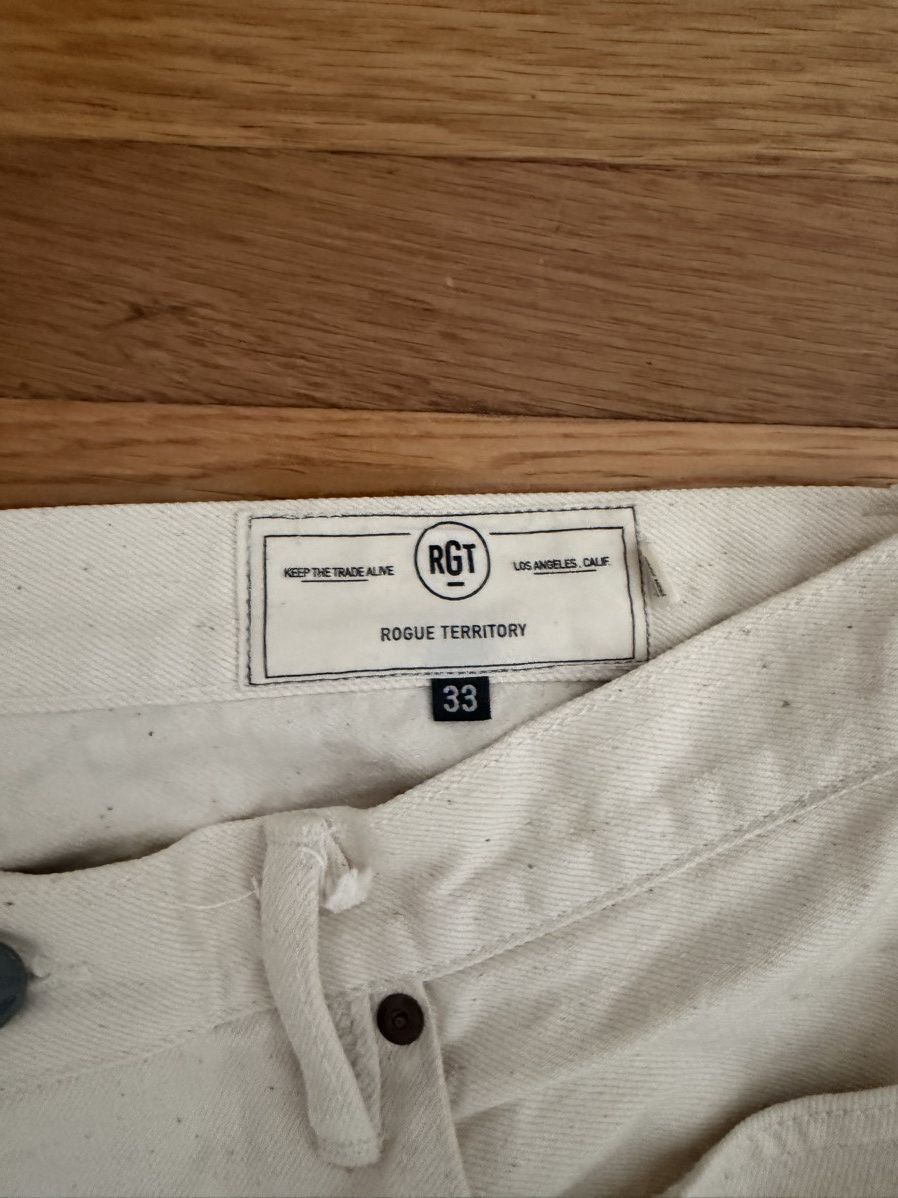 Rogue Territory Rogue Territory Silveridge Ecru Selvedge Denim – Size 33 Size US 33 - 4 Thumbnail