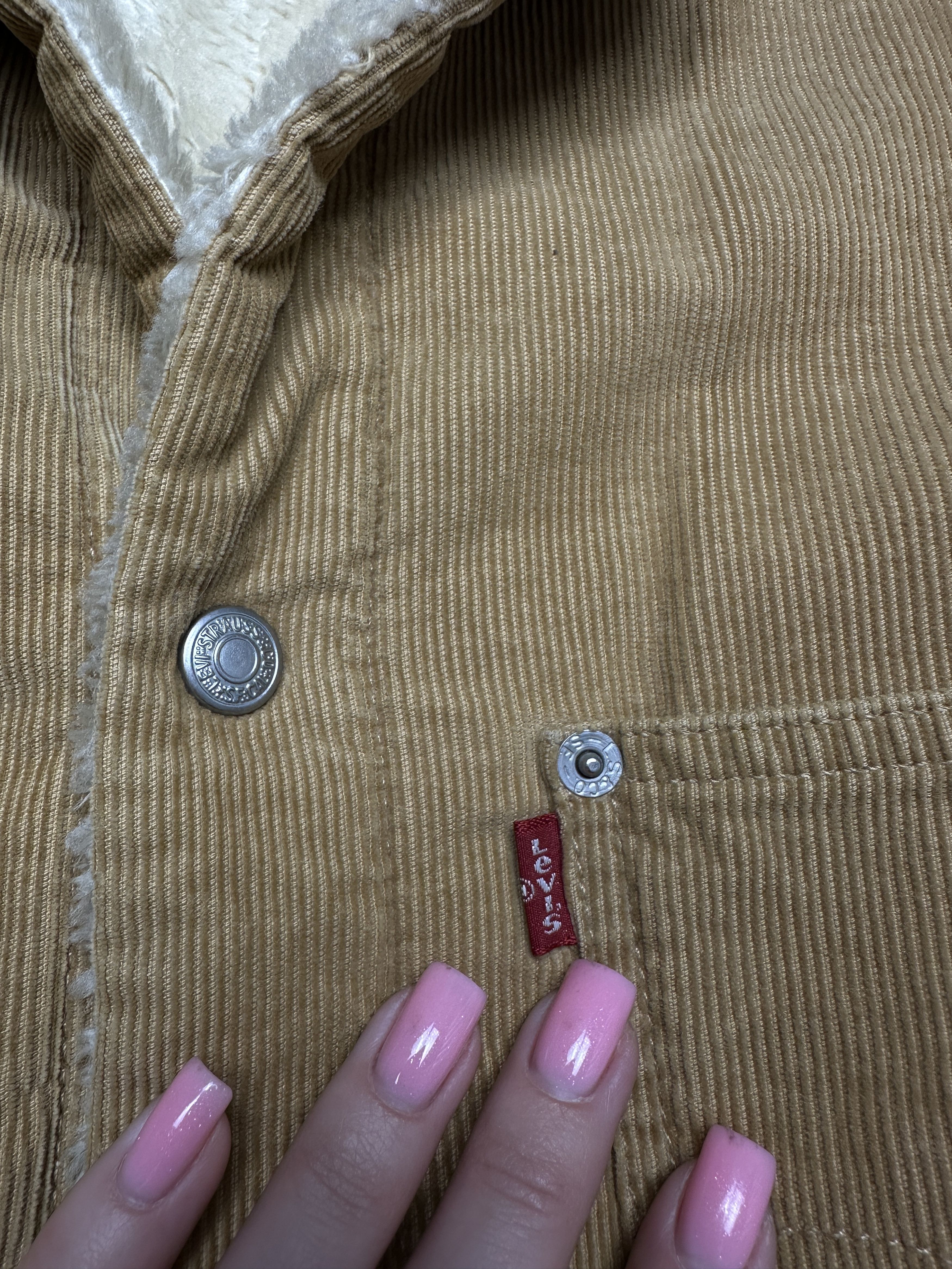 Other Levi's Vintage Mens Corduroy Denim Sherpa Jacket Size US L / EU 52-54 / 3 - 3 Thumbnail