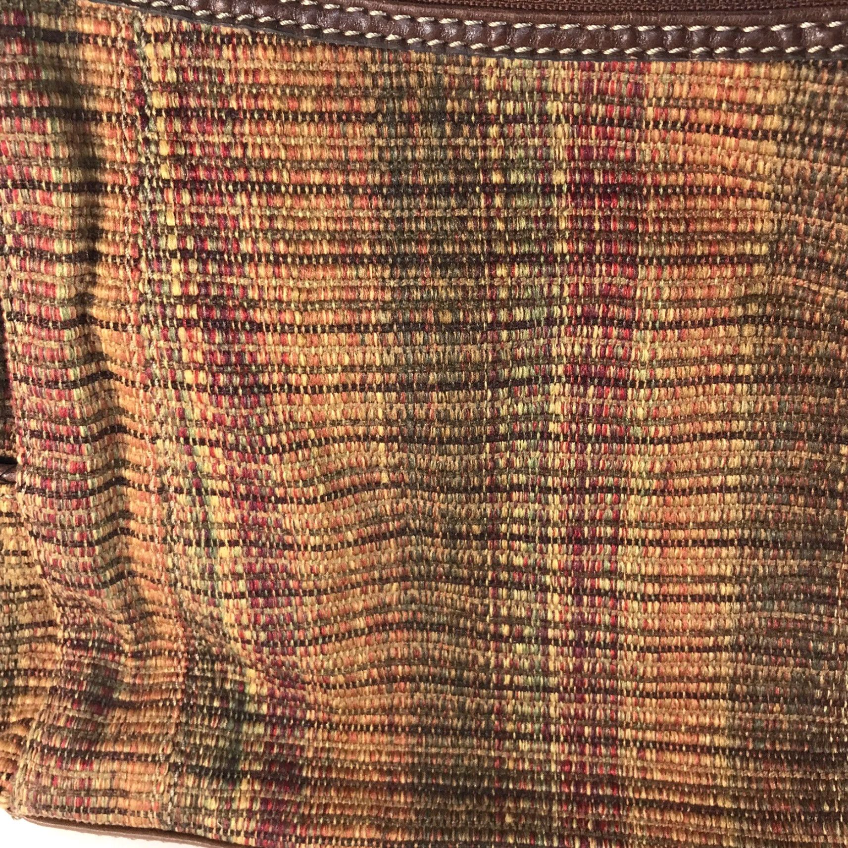 Fossil Fossil Women’s Medium Multicolor Tweed Leather Shoulder Bag Zip Closure Casual Travel Workwear Size ONE SIZE - 2 Thumbnail