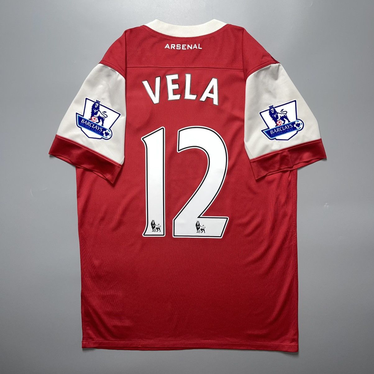 ARSENAL NIKE 2010/2011 FOOTBALL HOME JERSEY #12 CARLOS VELA