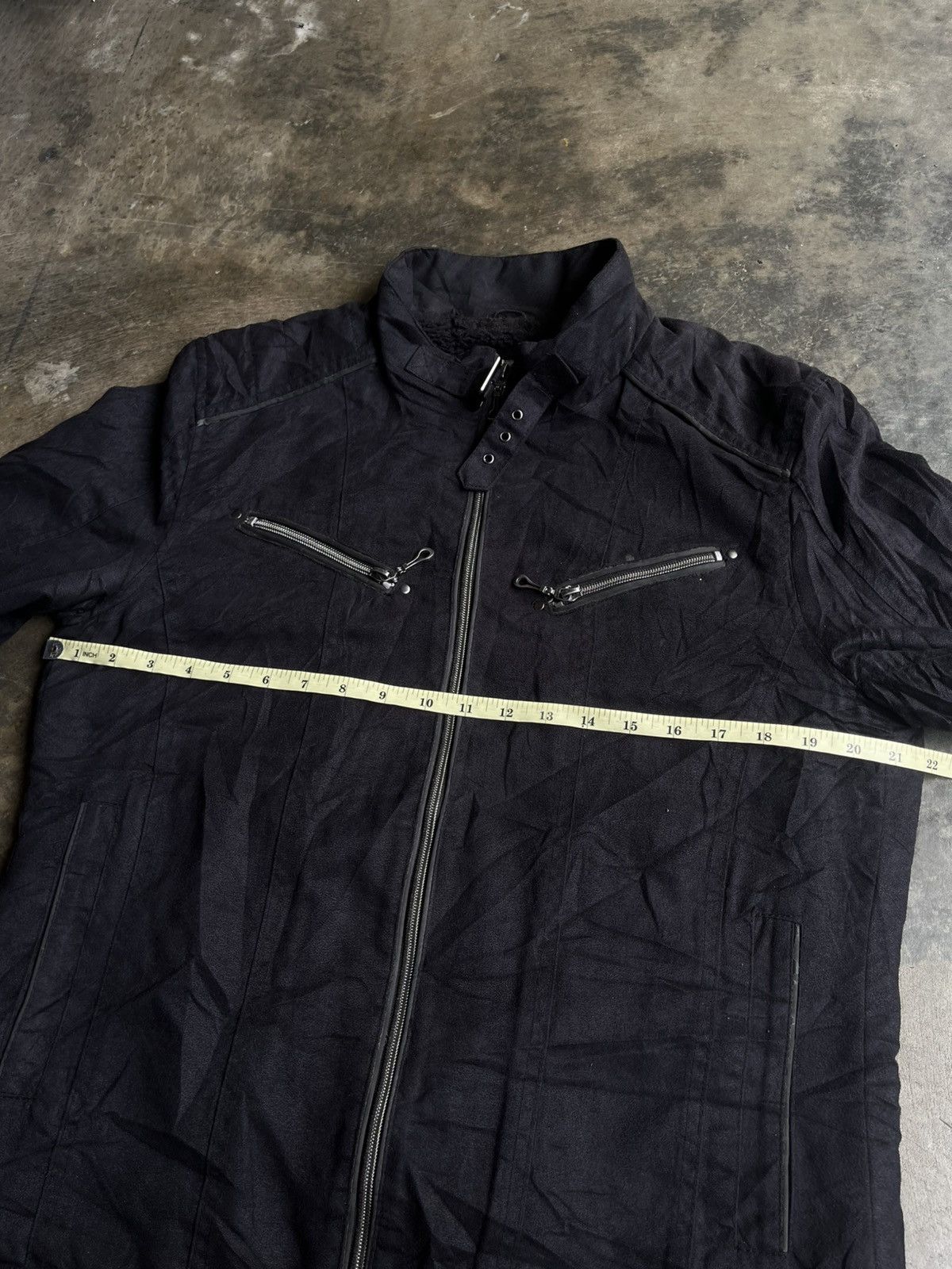 Isamu Katayama Backlash JAPANESE 00’s LOUIS CHAVLON BIKERS FUR ZIPP BONDAGE JACKET Size US L / EU 52-54 / 3 - 10 Thumbnail