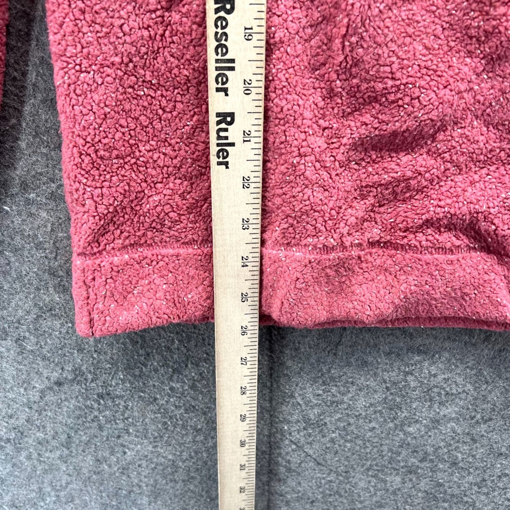 Vintage VINTAGE L.L. Bean Sweater Womens Medium Pink Fleece Pullover Mock Neck Long Sleeve Regular Fit Size M / US 6-8 / IT 42-44 - 5 Thumbnail