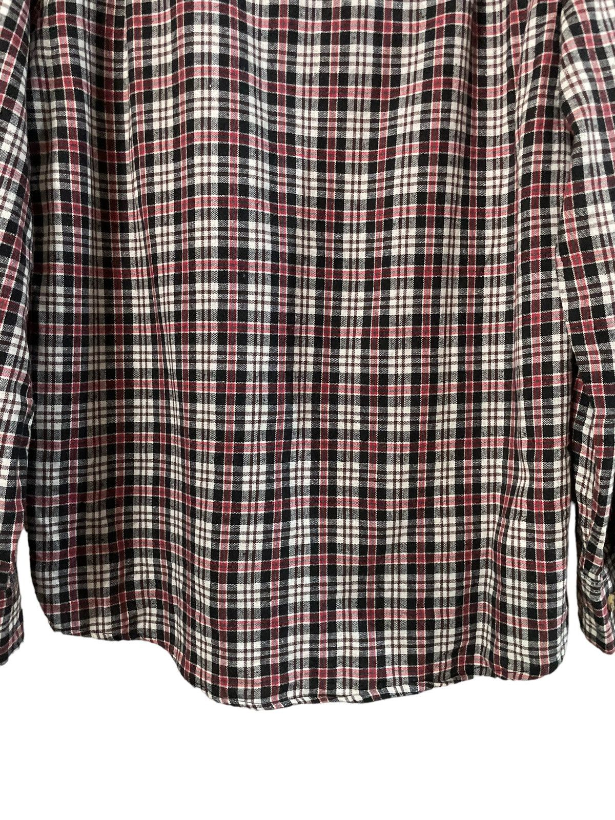 Flannel × Japanese Brand Vintage Fresco Travis Scott Style Tartan Plaid Flannel Size US M / EU 48-50 / 2 - 10 Thumbnail