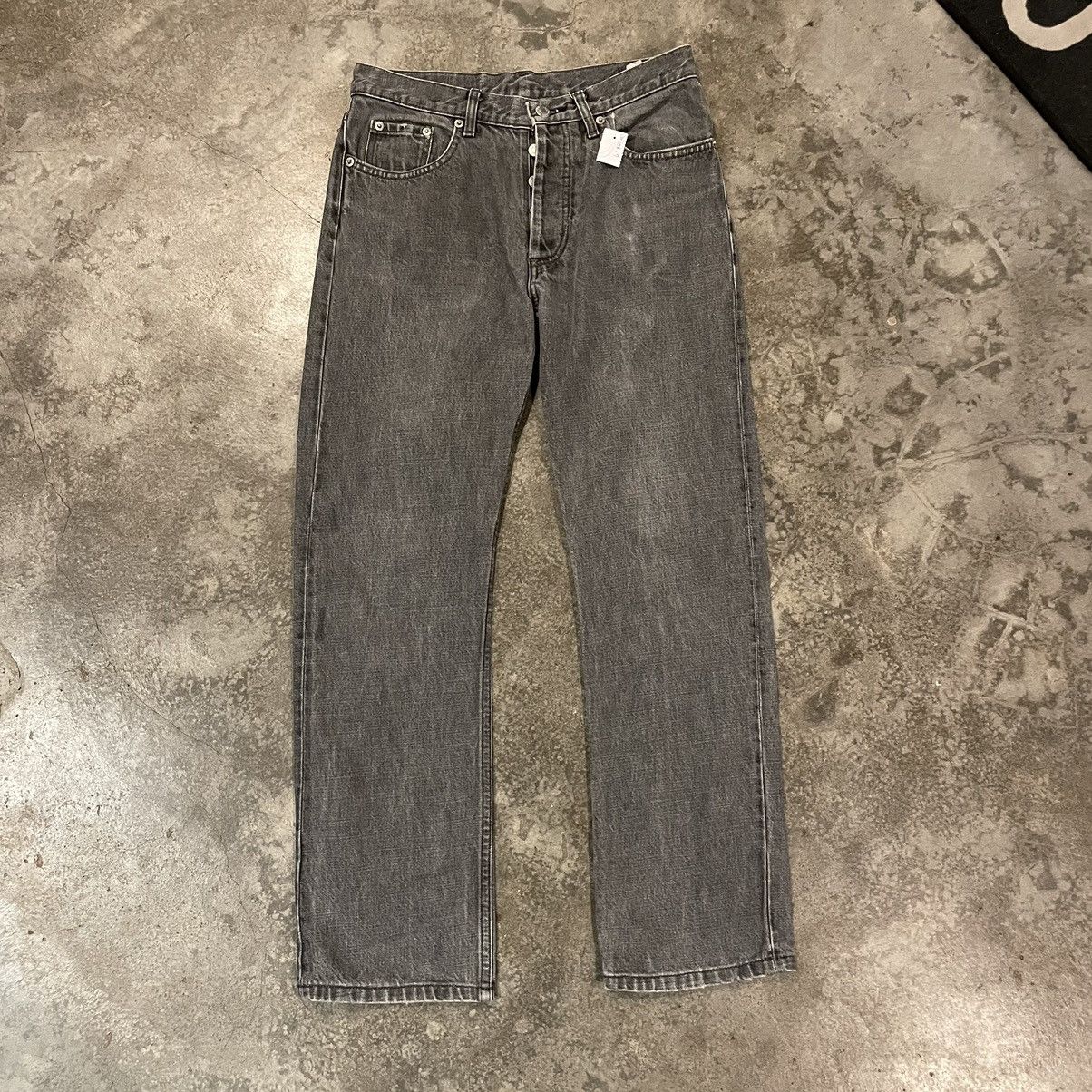 Helmut Lang Helmut Lang Washed Grey Jeans Size 28" / US 6 / IT 42 - 1 Thumbnail