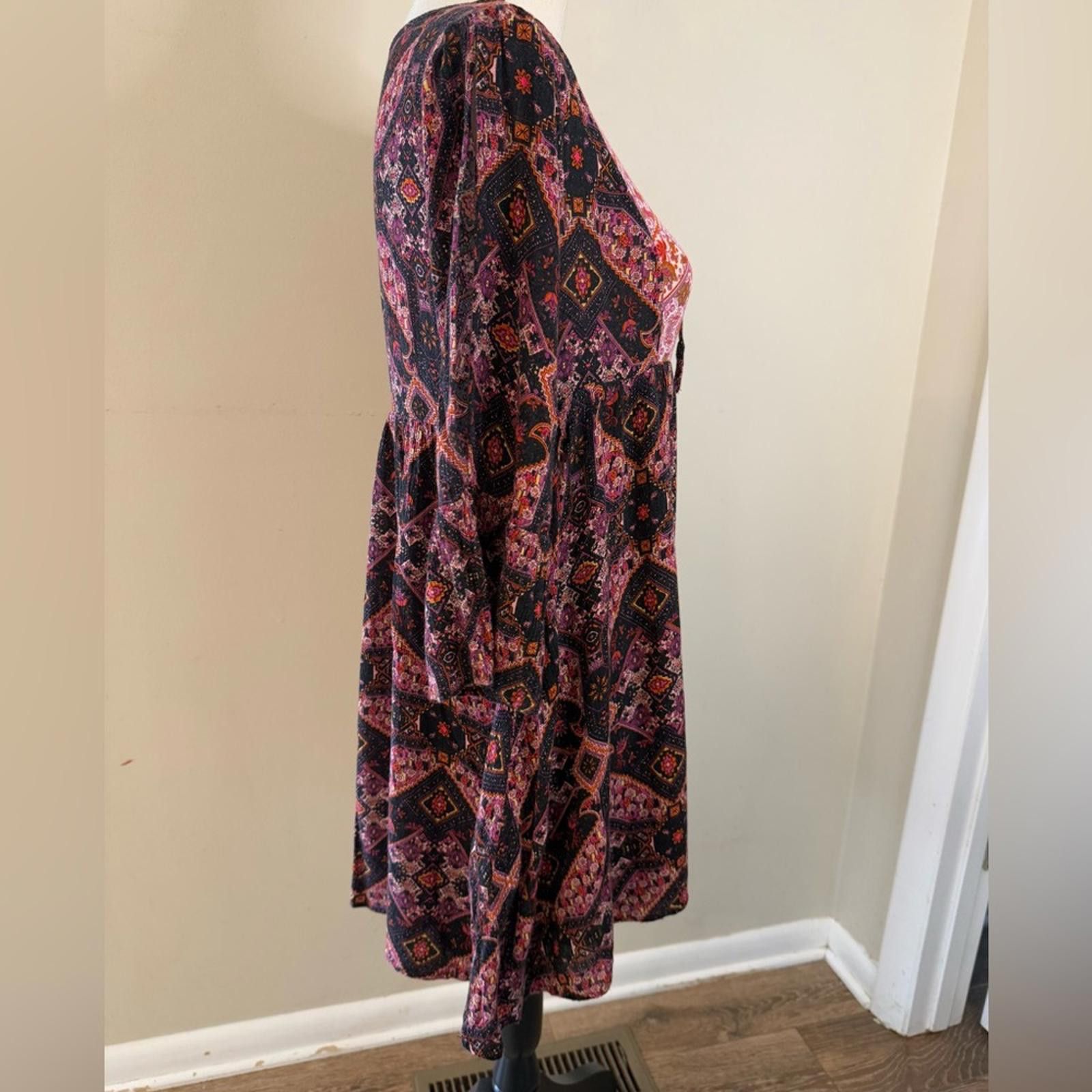 Other Mi Ami boho floral mini dress SZ SM Size S / US 4 / IT 40 - 2 Thumbnail