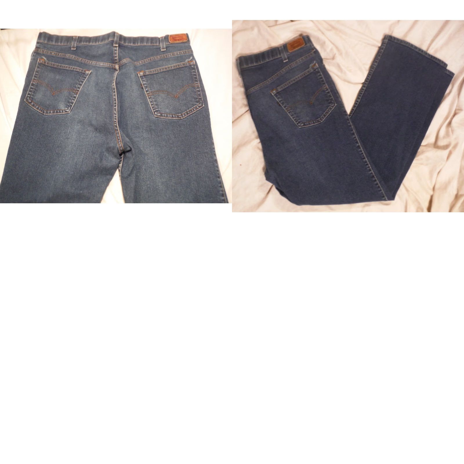 Denime VINTAGE 1985 LEVI'S Mens Blue Denim Jeans 40x32 Skosh Comfort Rockabilly Original Size US 40 / EU 56 - 8 Thumbnail