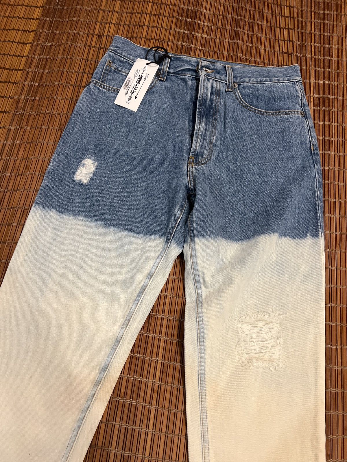 Other Neversame official degrade bleached distressed denim jeans Size 30" / US 8 / IT 44 - 1 Thumbnail