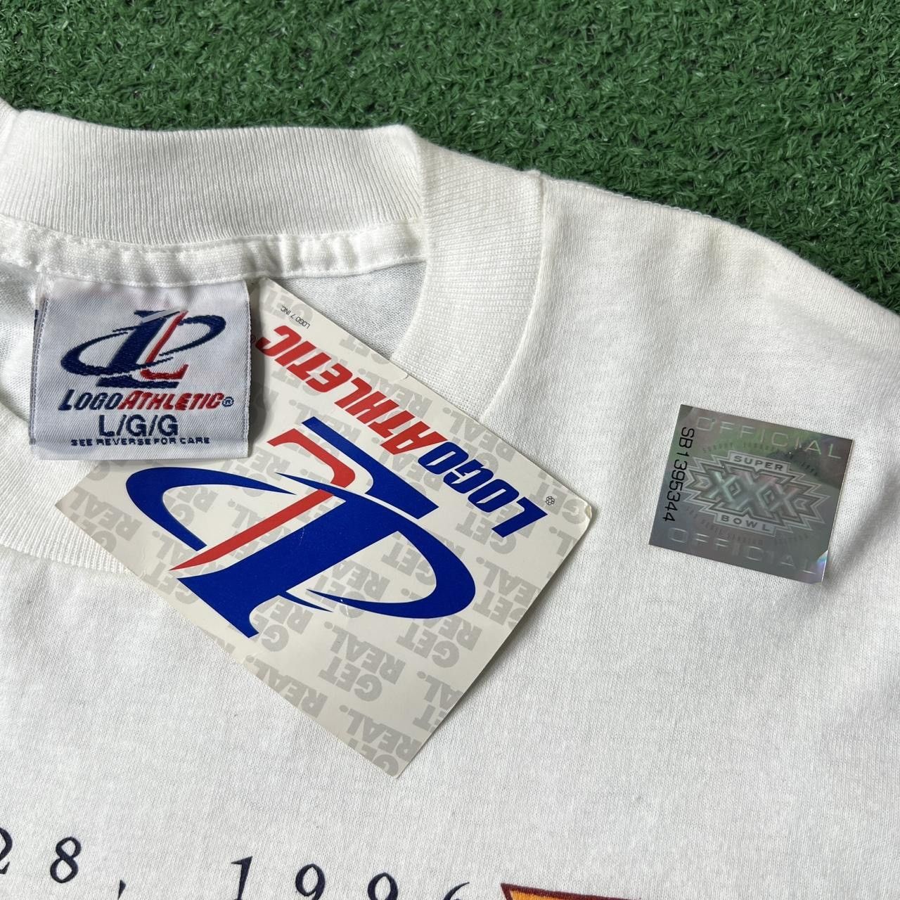 Logo Athletic × Vintage VTG DS 1995 Superbowl XXX T-shirt Cowboys vs. Steelers Size US L / EU 52-54 / 3 - 7 Thumbnail