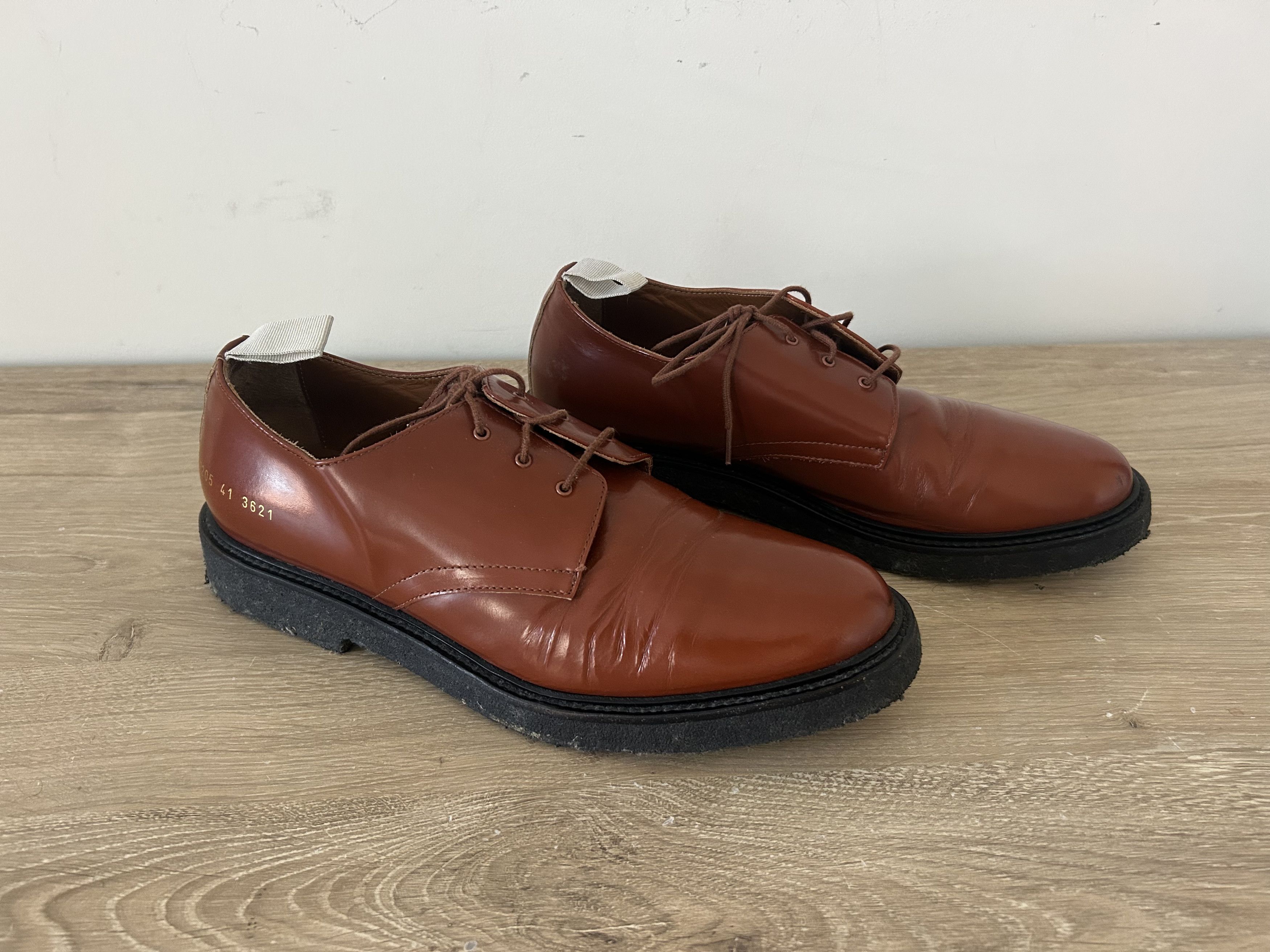 Common Projects Common Projects Cadet Leather Derby Shoes Size US 8 / EU 41 - 3 Thumbnail