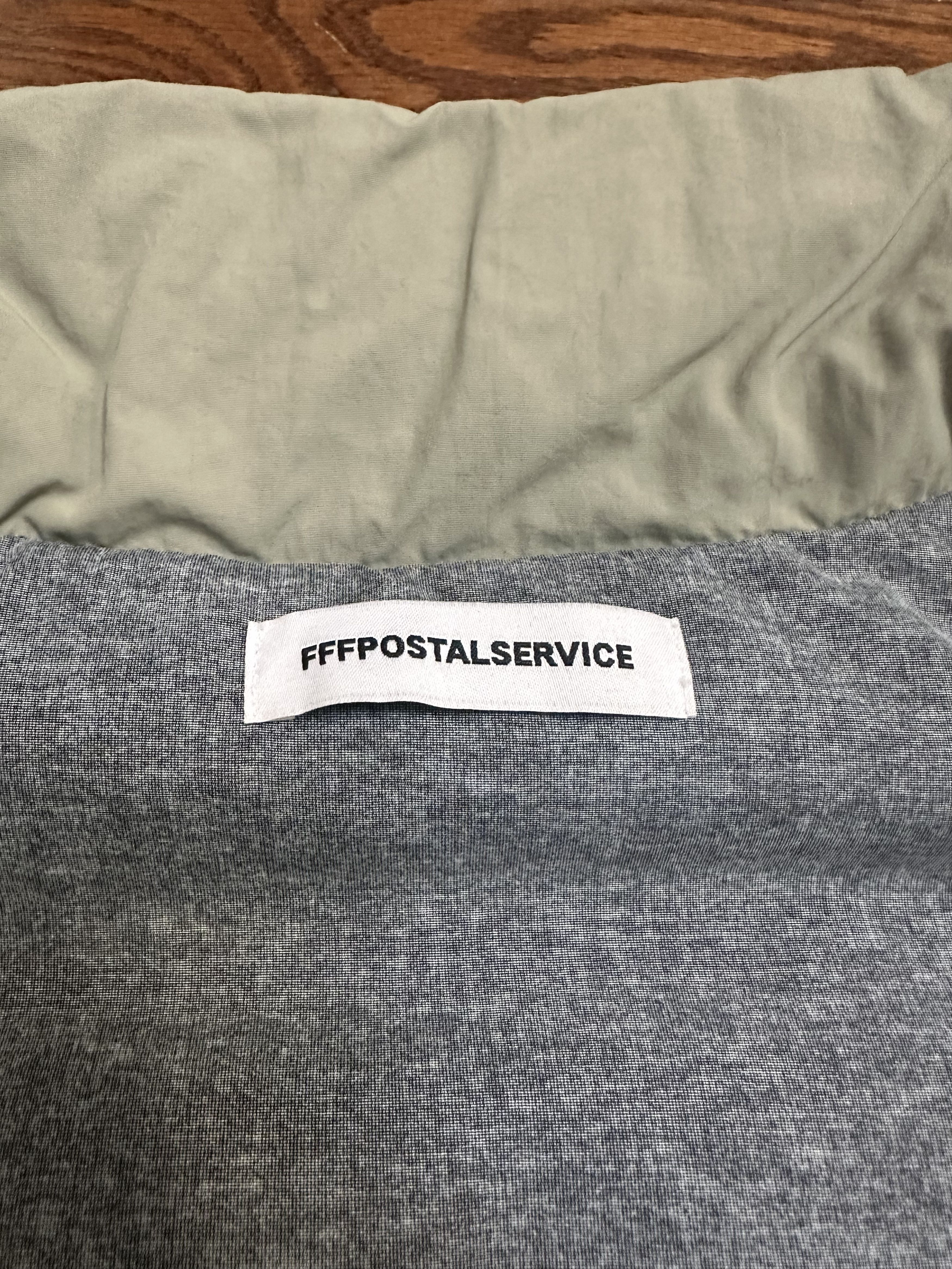 FFFPOSTALSERVICE FFFPOSTALSERVICE Moss Green Puffer Vest Size US L / EU 52-54 / 3 - 4 Thumbnail