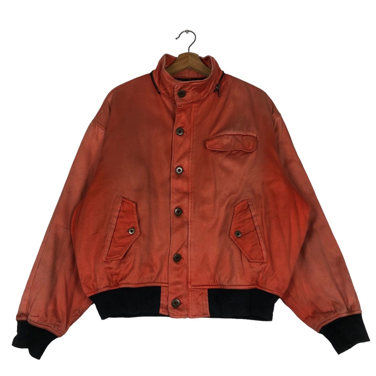 Japanese Brand 🔥Vtg Biker Bomber Jacket Junchino by Junko Koshino Japan Size US M / EU 48-50 / 2 - 2 Thumbnail