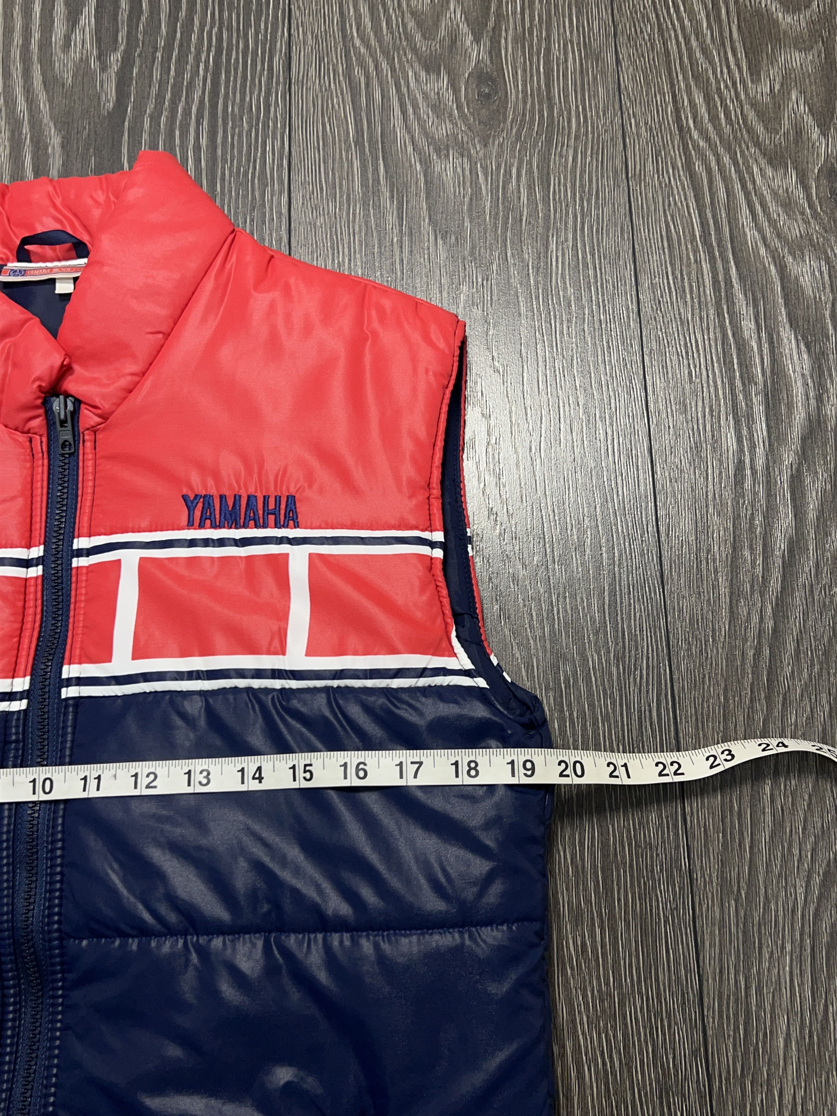 Yamaha Vintage Moto 1990s Insulated Vest Gilet Waistcoat Motocross Size US XS / EU 42 / 0 - 8 Thumbnail