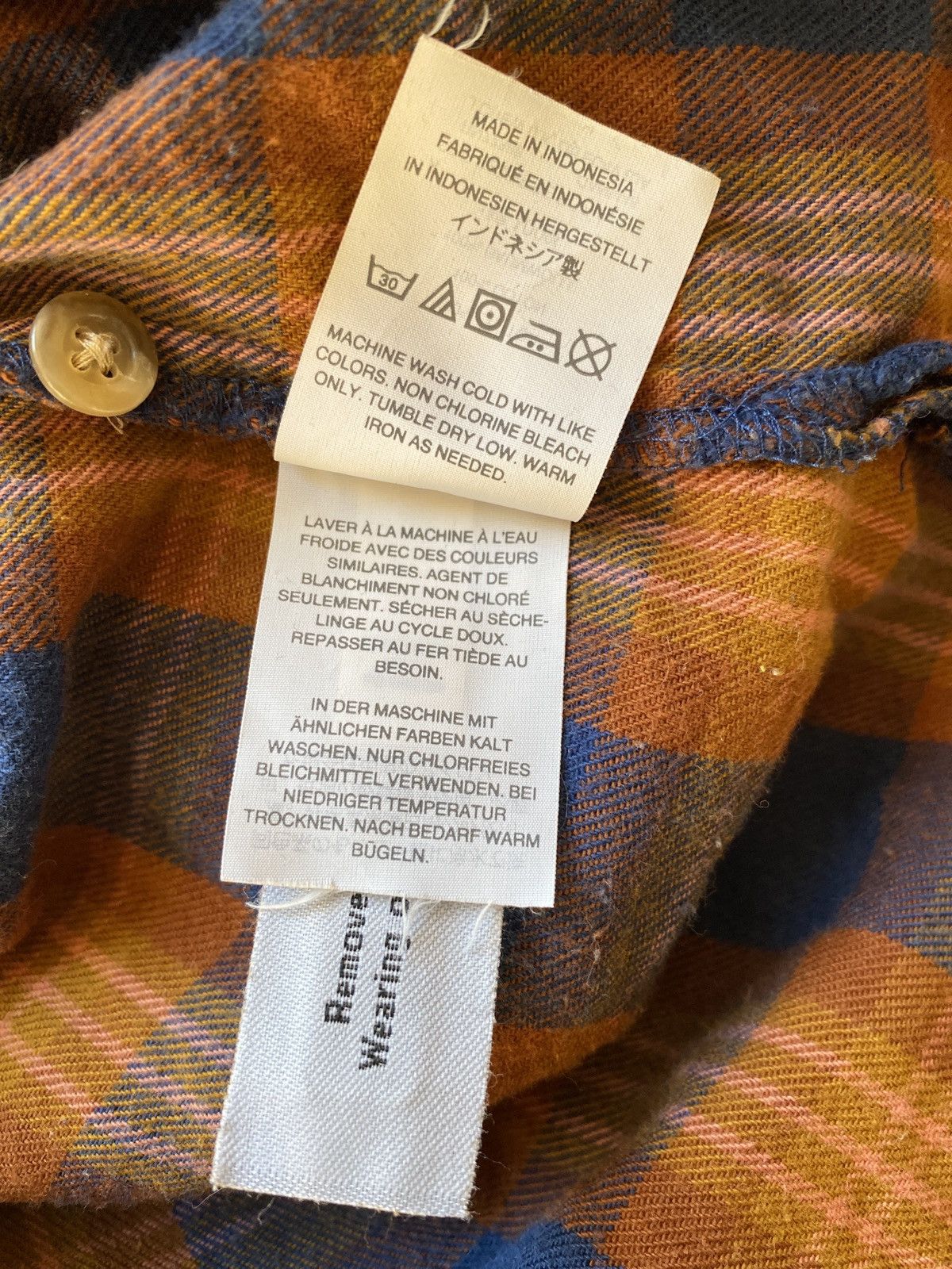 Madewell × Vintage Madewell Vintage Flannel Shirt 100% Cotton Sz M Size US M / EU 48-50 / 2 - 9 Thumbnail