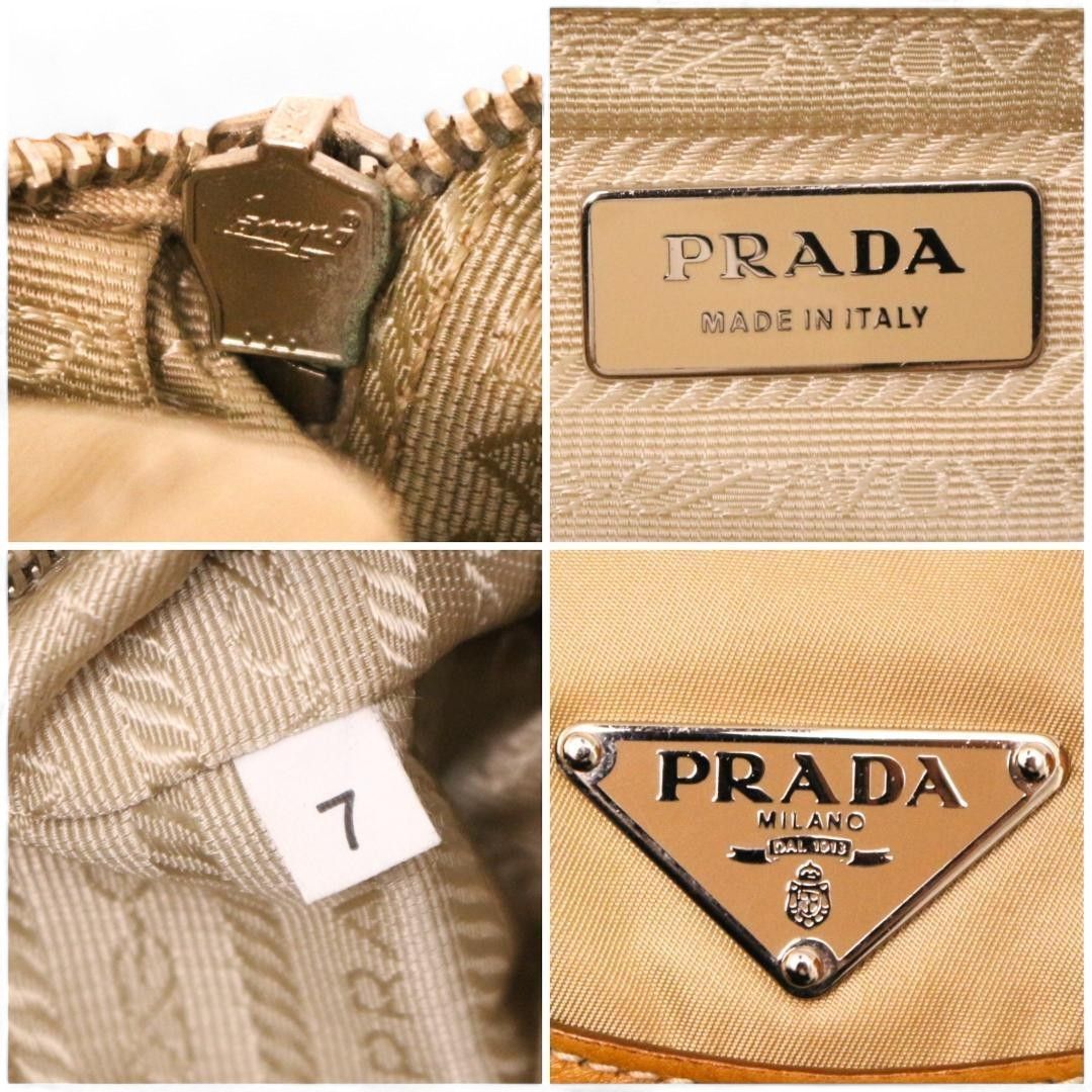 Prada Prada - Vitello leather handbag shoulder bag BT0465 brown Size ONE SIZE - 4 Thumbnail