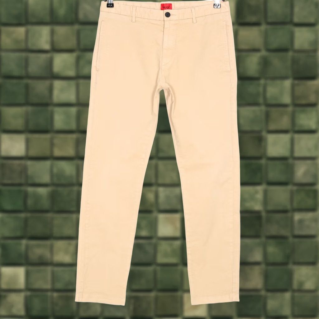 Hugo Boss HUGO BOSS David 204D Chino Pants Trousers Men Size W32 ~L30 Stretch Slim Fit Size US 32 / EU 48 - 1 Thumbnail
