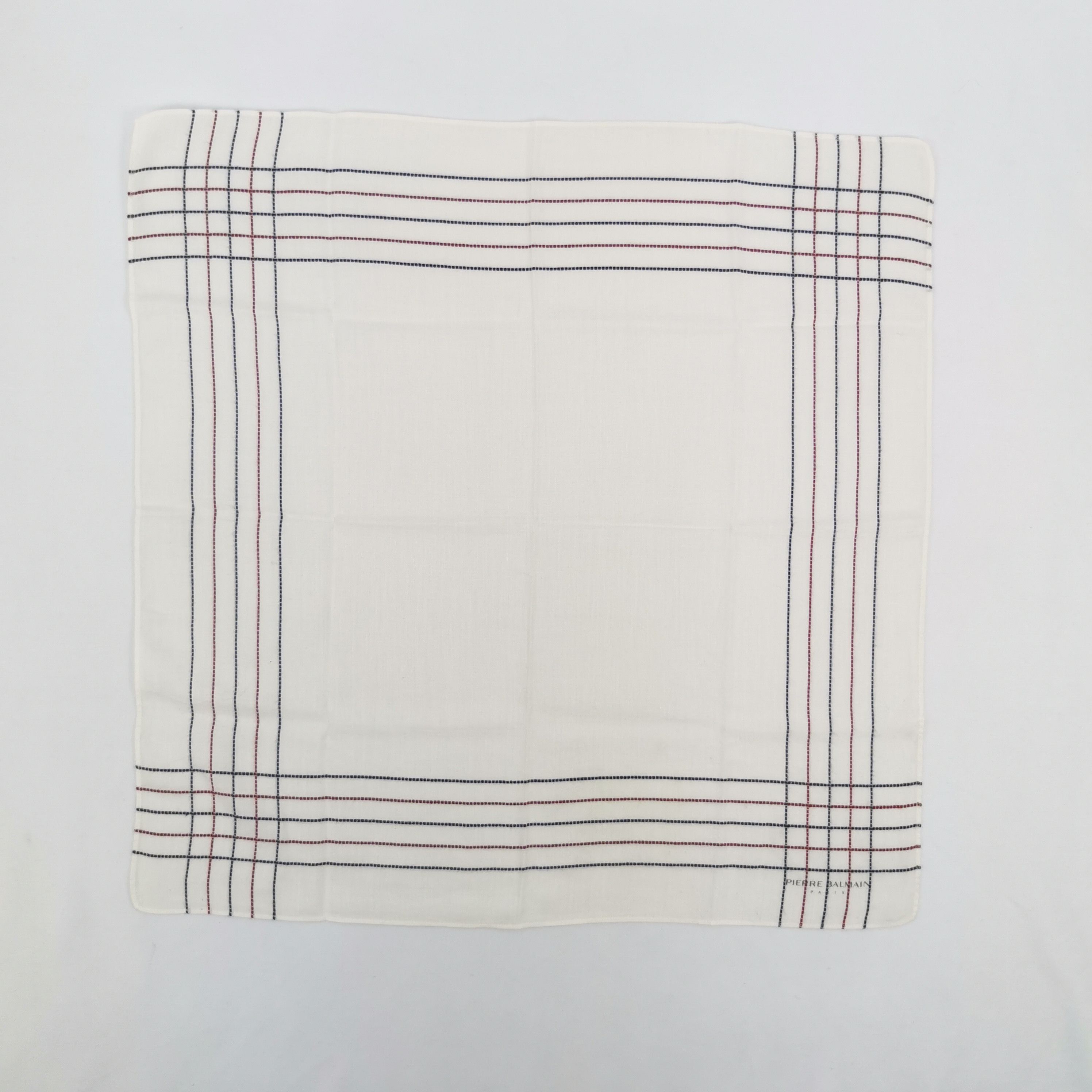 Japanese Brand Vintage Pierre Balmain Handkerchief Neckerchief Bandana. Size ONE SIZE - 2 Thumbnail