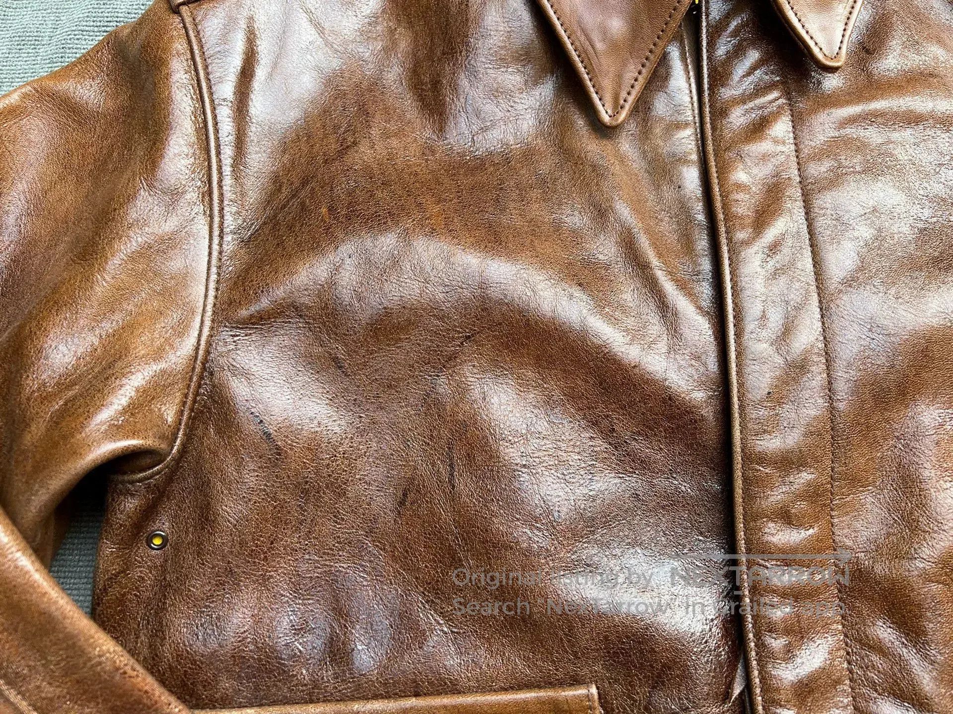 The Real McCoy's Real Mccoy Hand-Dyed A-2 Jacket. Size US M / EU 48-50 / 2 - 3 Thumbnail