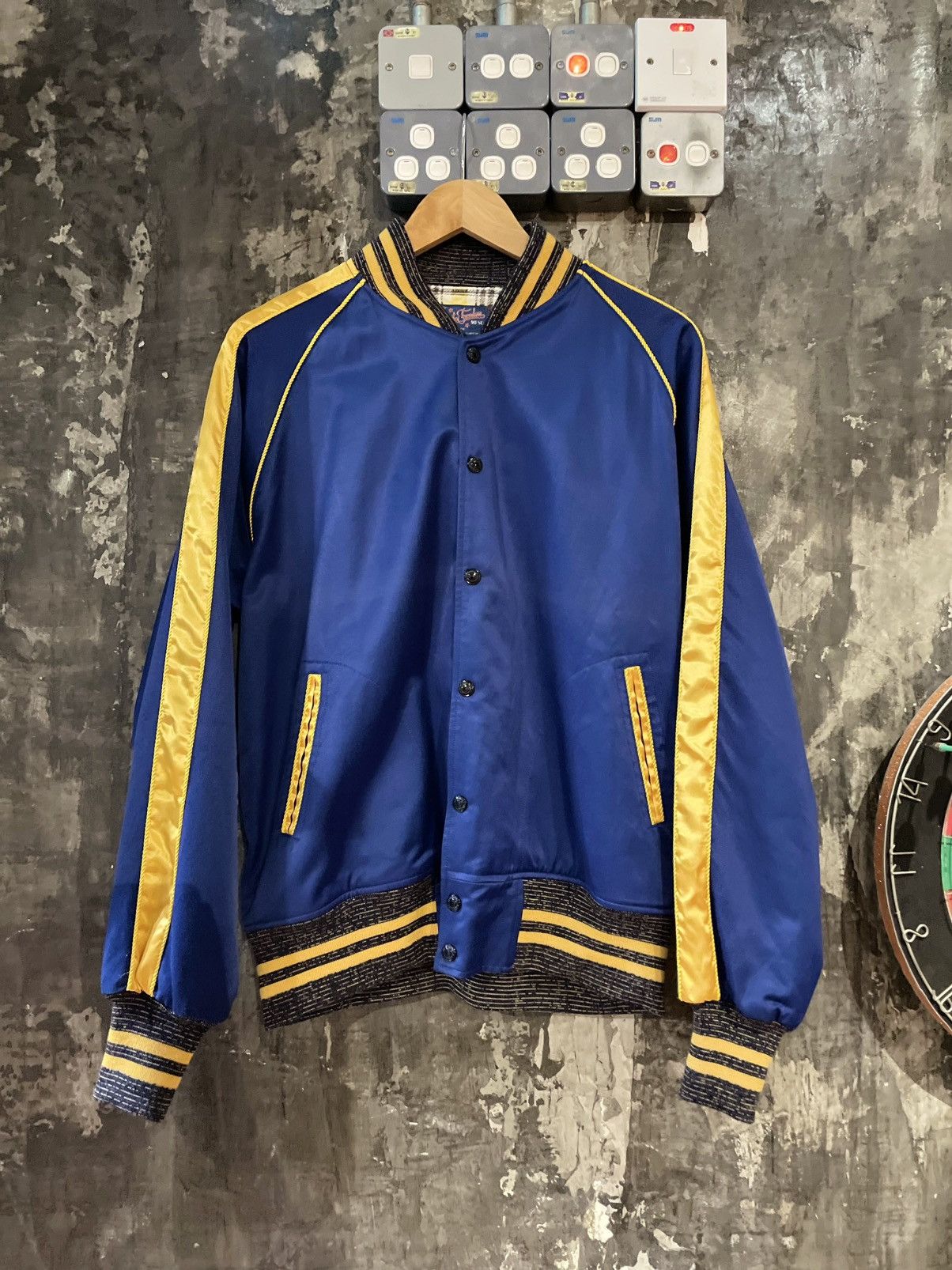 Mister Freedom × Sugar Cane PODIUM JACKET - ROYAL BLUE/GOLD Size US XXL / EU 58 / 5 - 3 Thumbnail