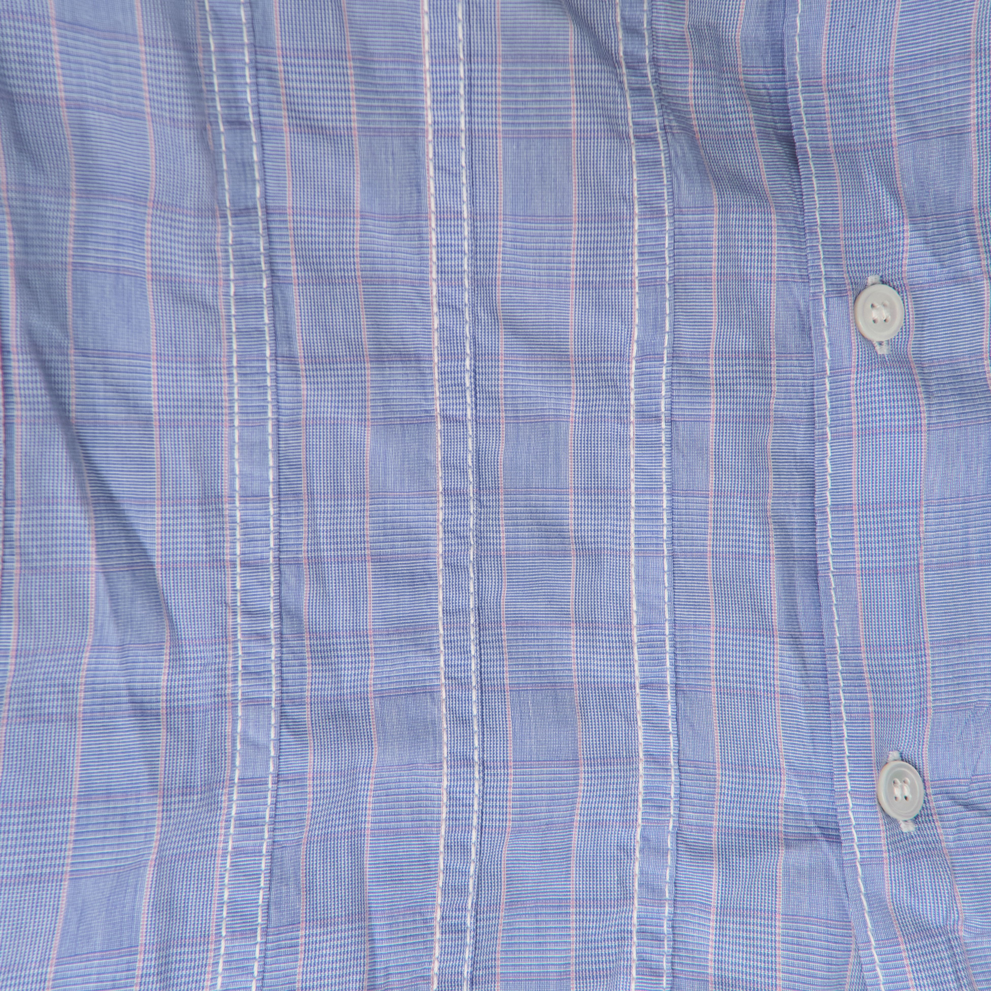 Comme des Garcons Homme COMME des GARÇONS HOMME Checkered Stitch Shirt Size US M / EU 48-50 / 2 - 3 Thumbnail