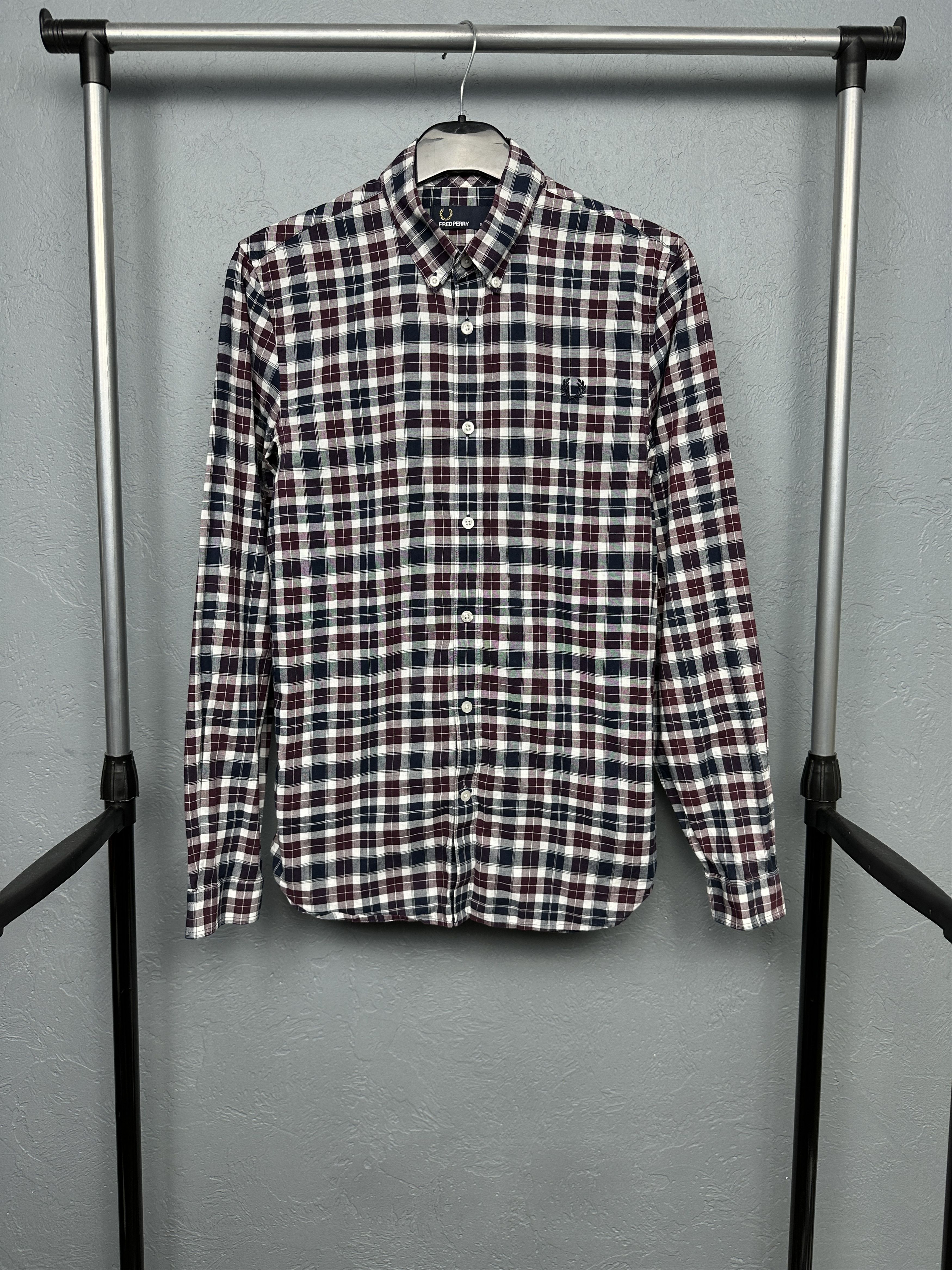 Fred Perry Fred Perry Mens Long Sleeve Shirt Size US S / EU 44-46 / 1 - 1 Thumbnail
