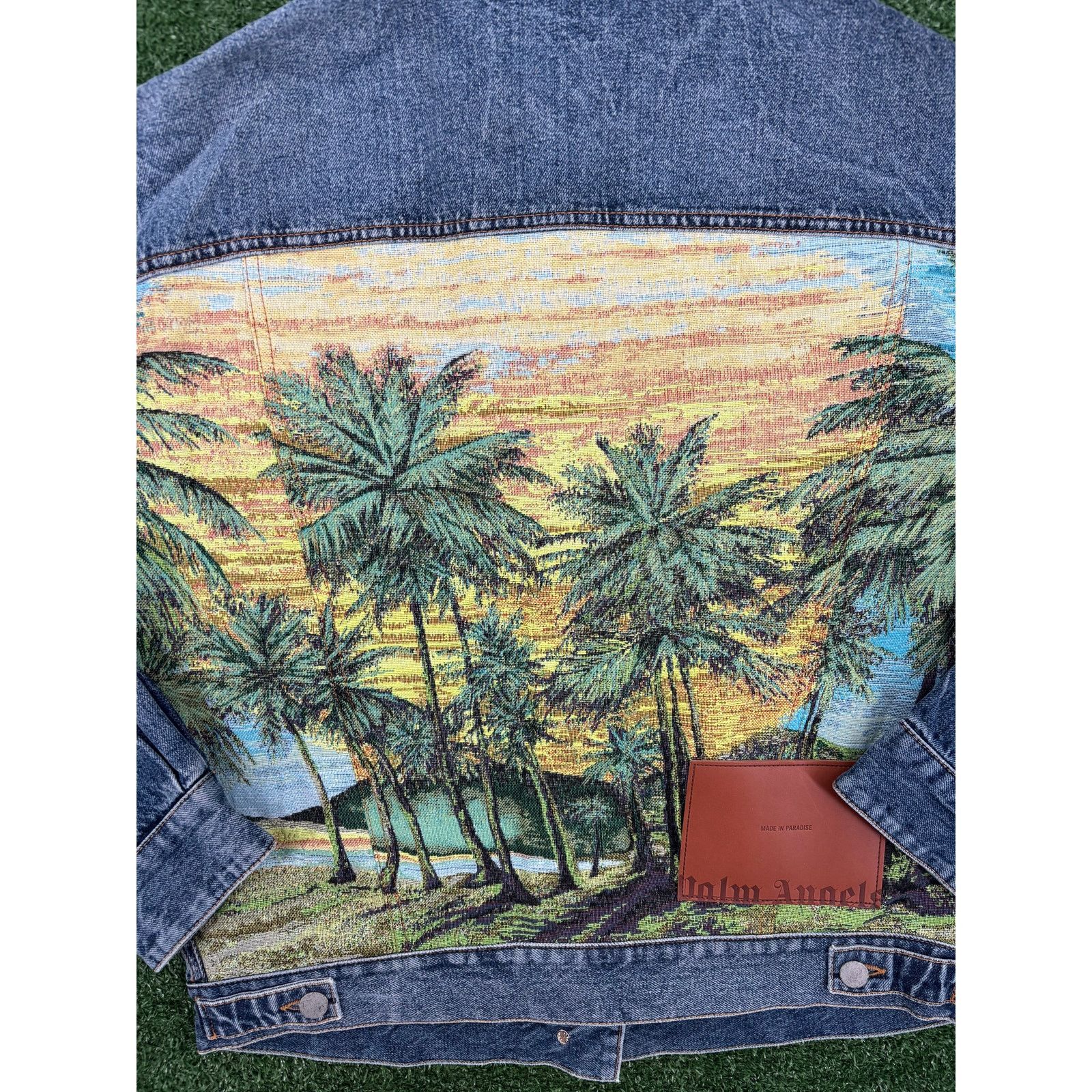 Palm Angels Palm Angels Sunrise Cobalt Denim Jacket Size Small Size US S / EU 44-46 / 1 - 5 Thumbnail