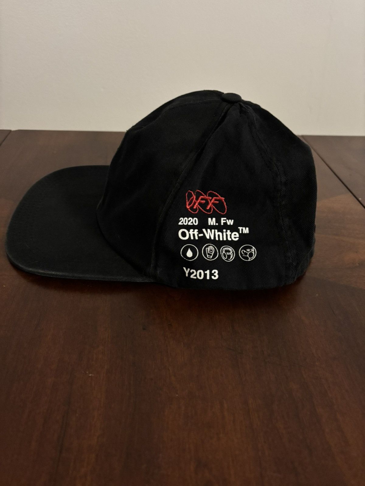 Off-White Off-White Industrial Y013 Black Hat Size ONE SIZE - 2 Thumbnail